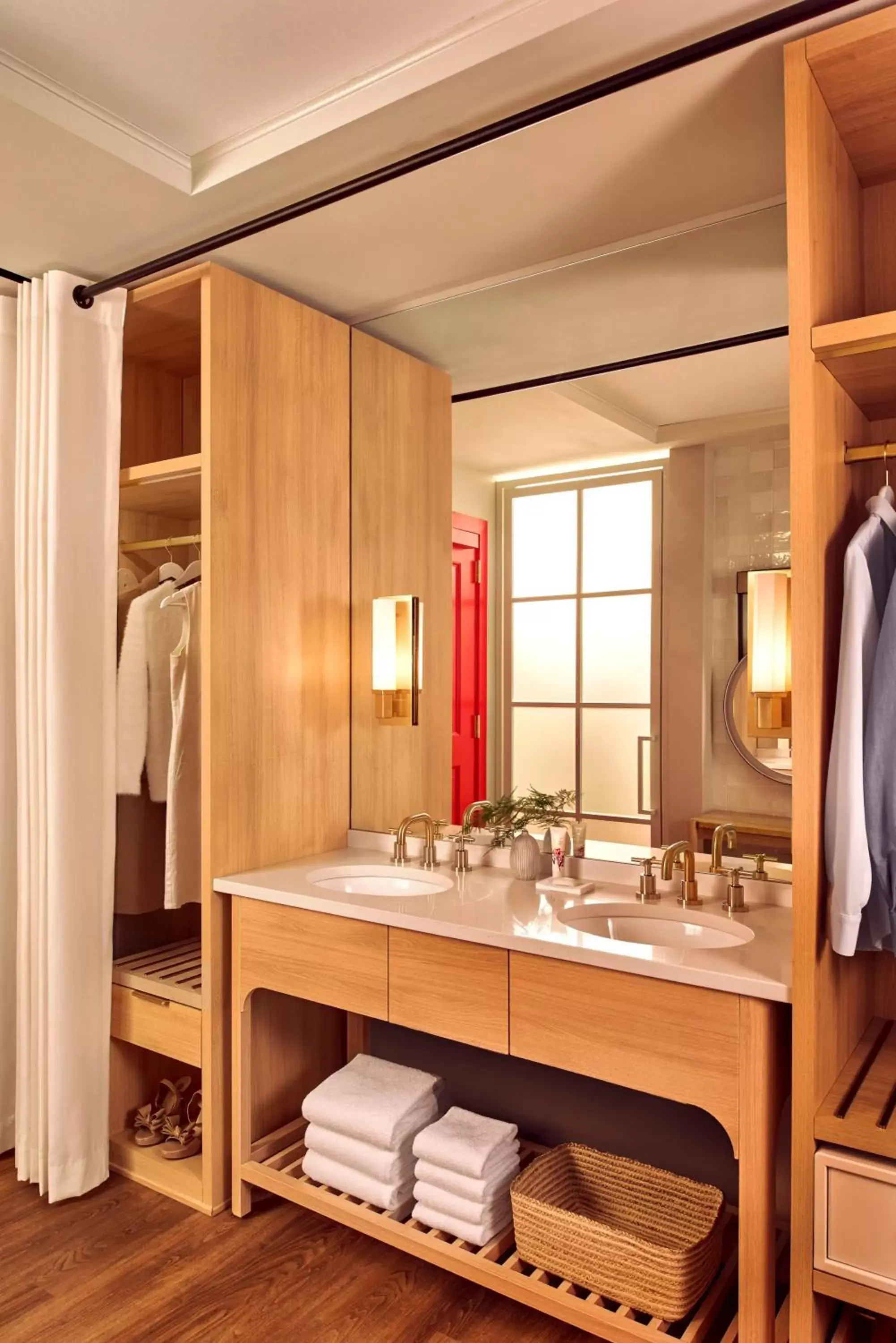 Queen Room with Two Queen Beds - Pool View in Virgin Hotels Dallas Queen Room with Two Queen Beds - Pool View in Virgin Hotels Dallas