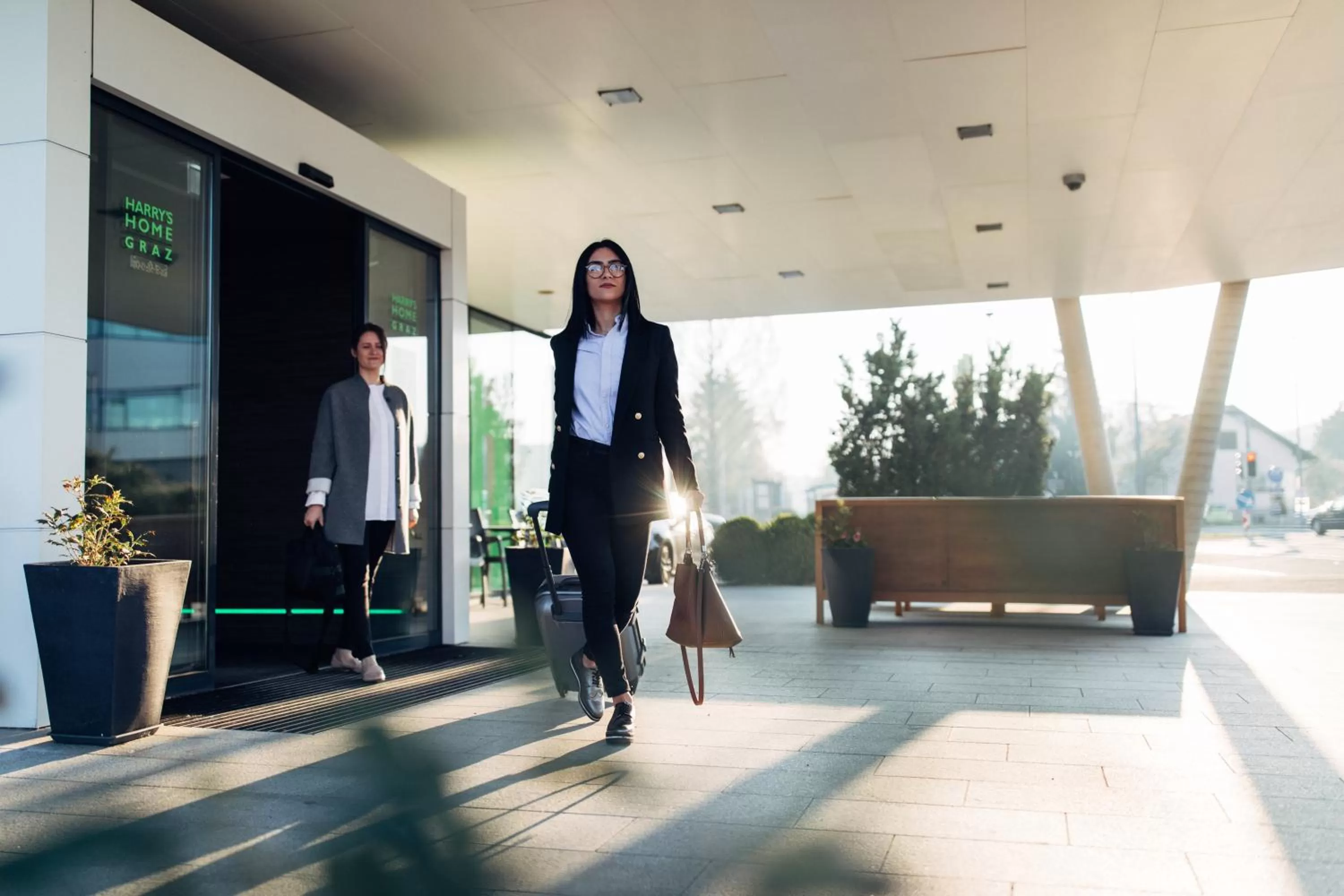 Facade/entrance in harry's home Hart bei Graz hotel & apartments