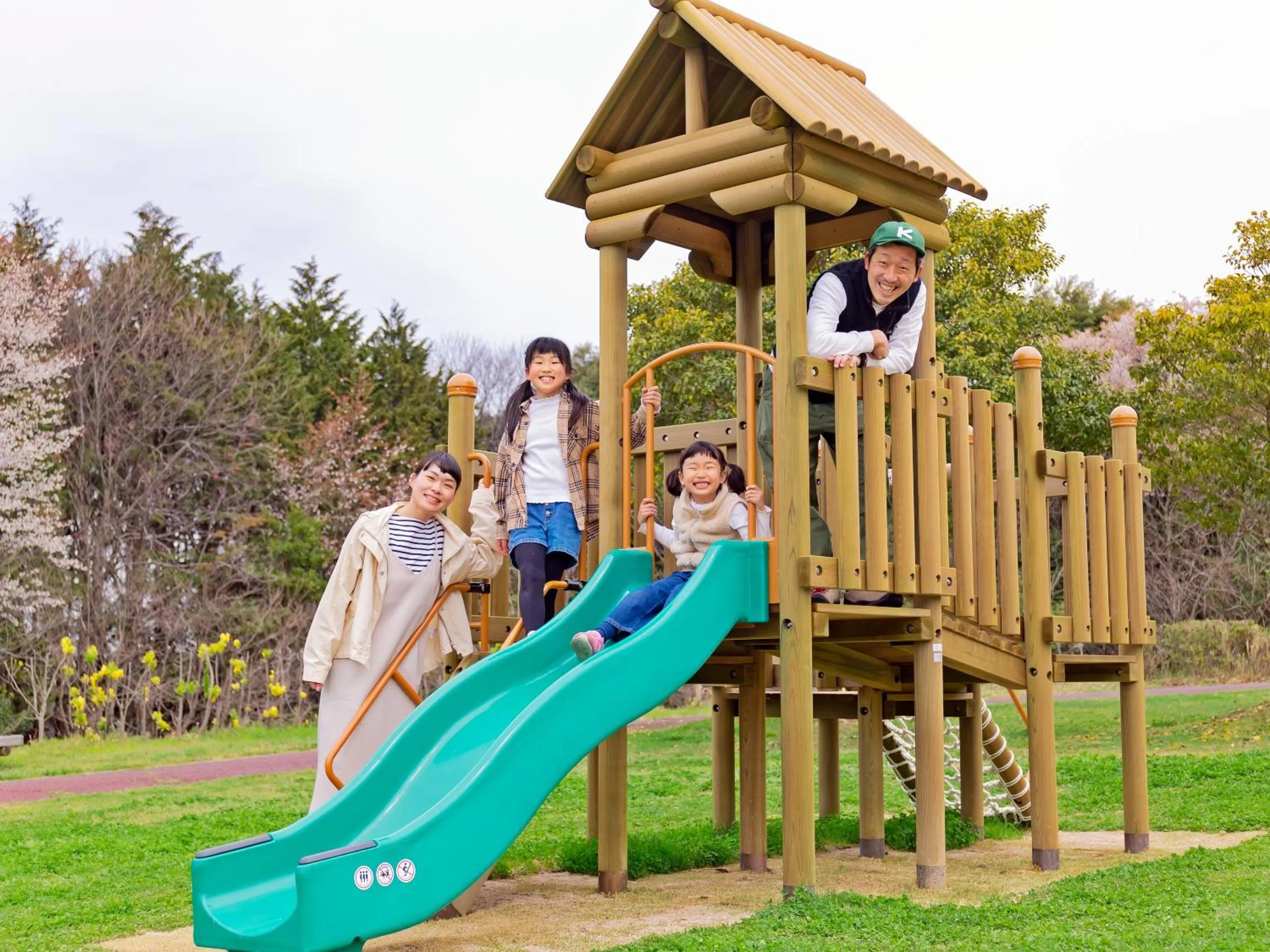 Children play ground in Matsue Forest Park