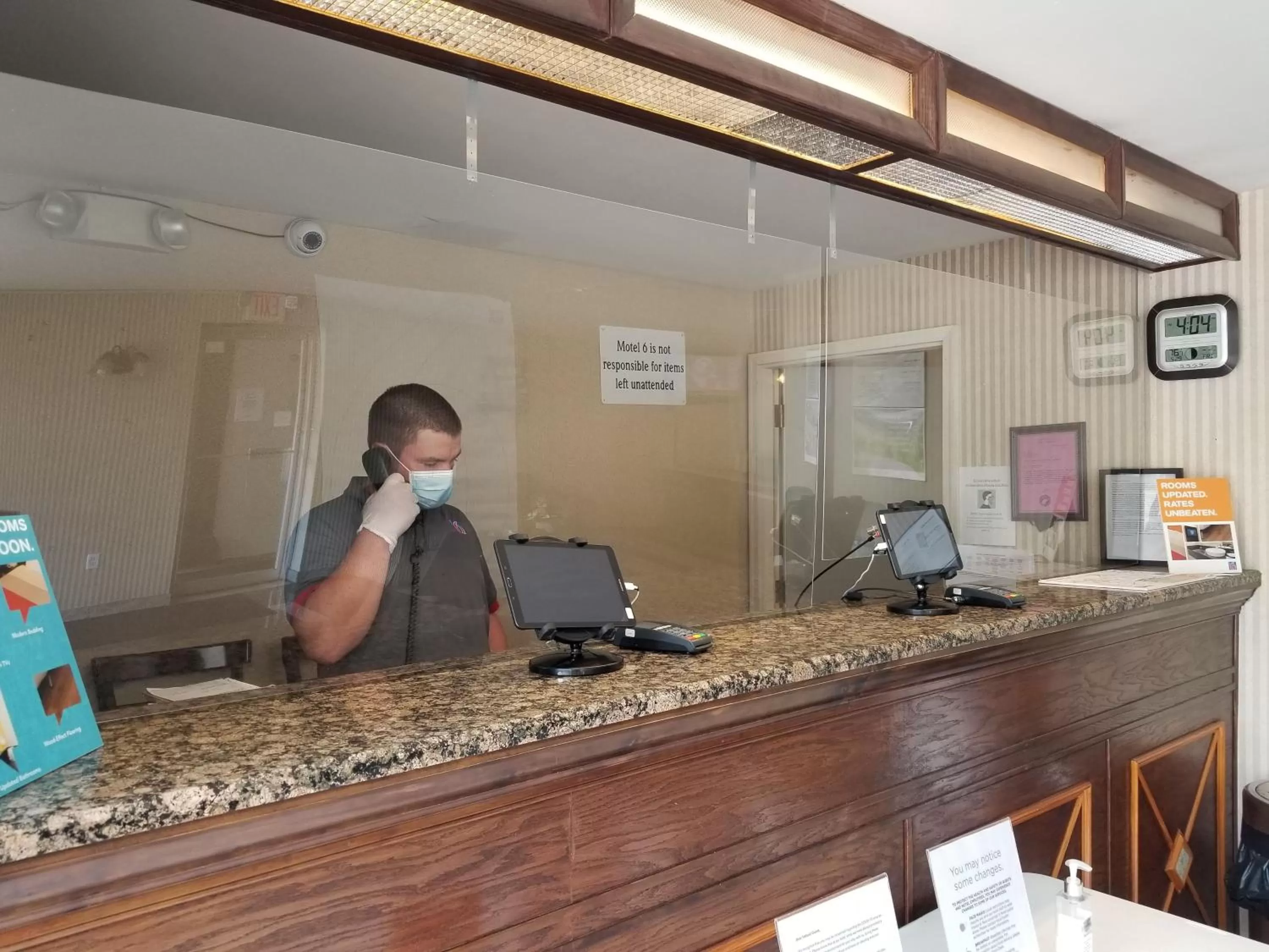 Staff in Motel 6 Morgantown