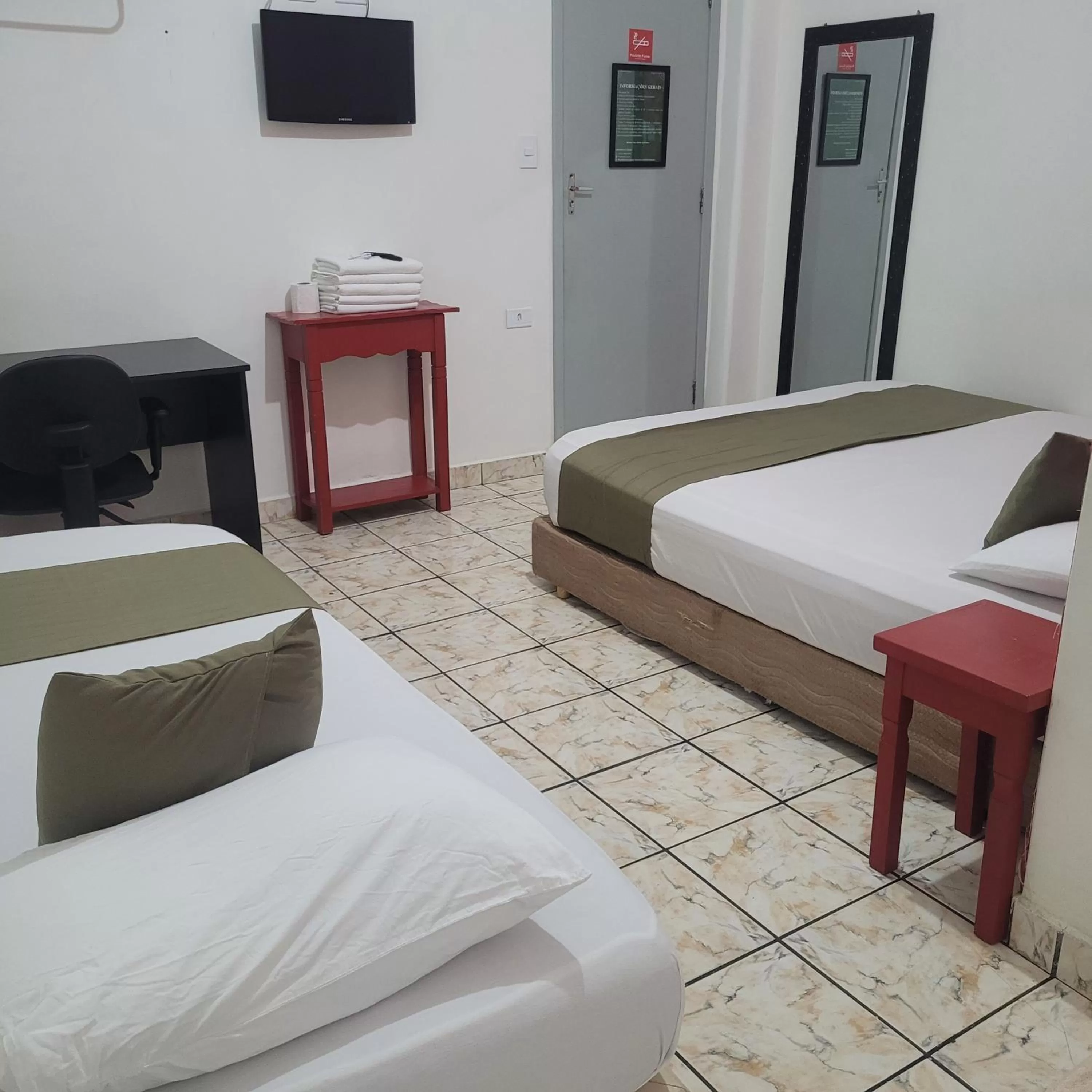 Bed in Hotel Dona Lú