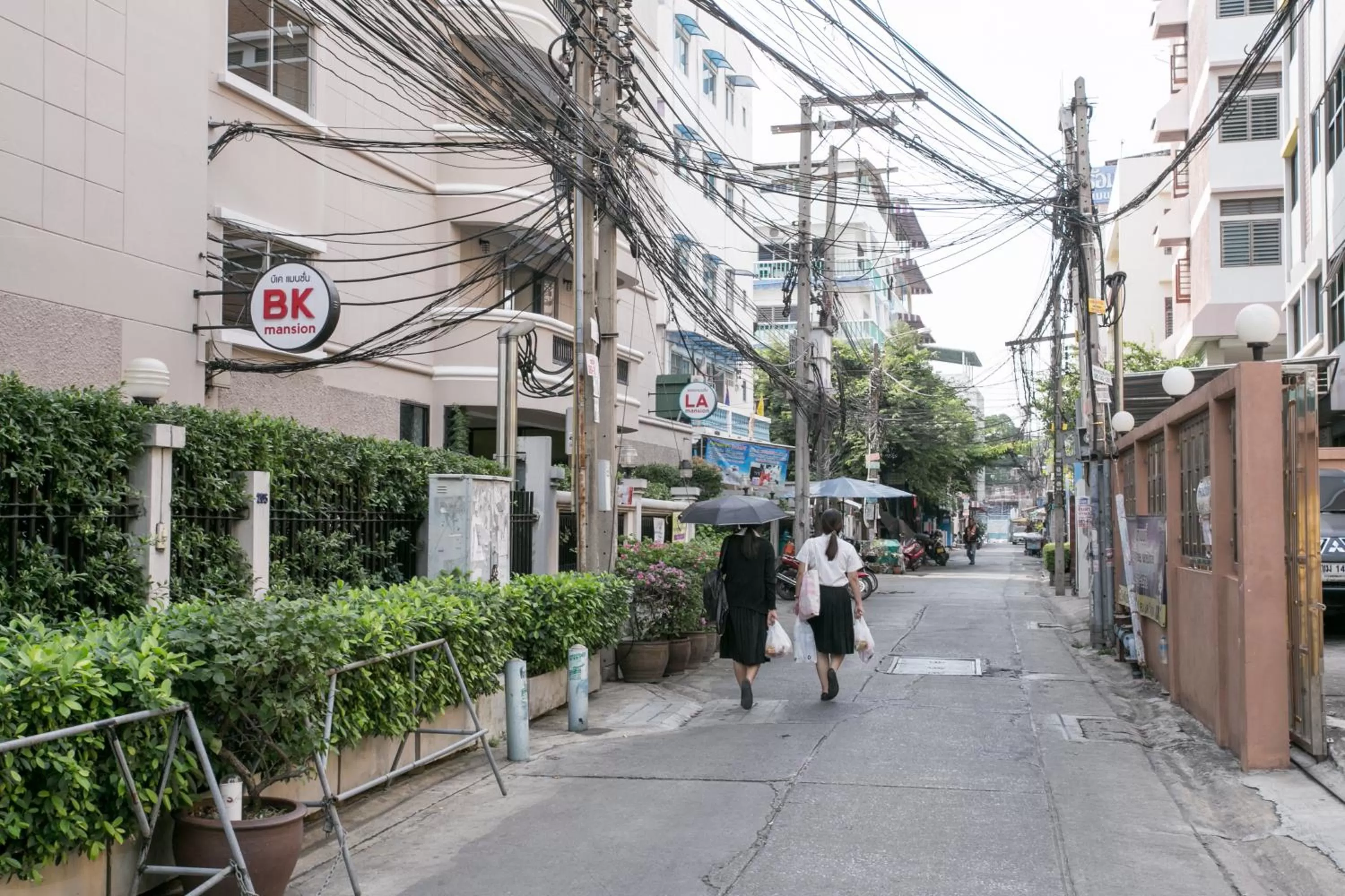 Street view in Greenery Hostel