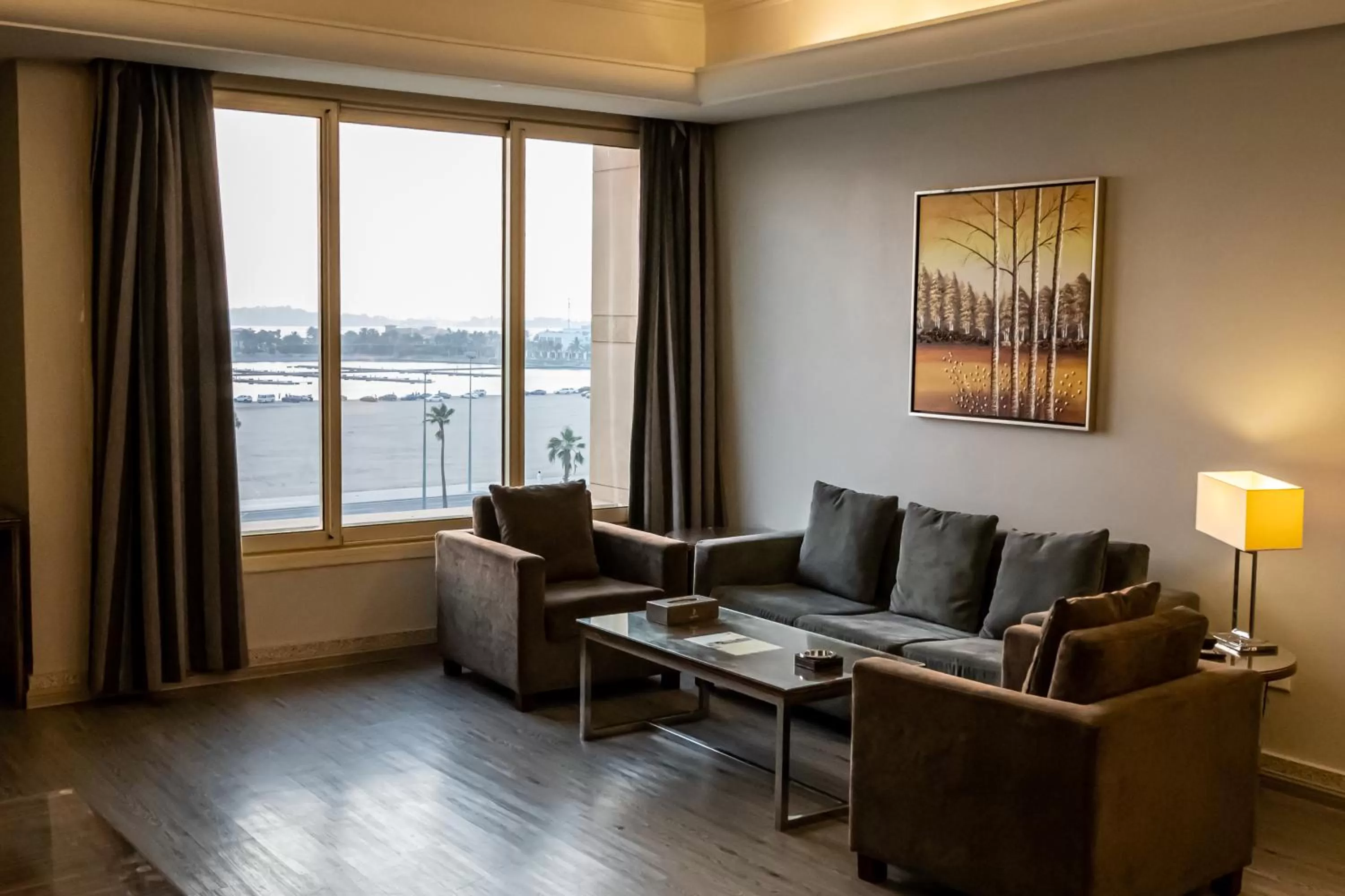 View (from property/room), Seating Area in Elite Al Hamra - Al Cornich