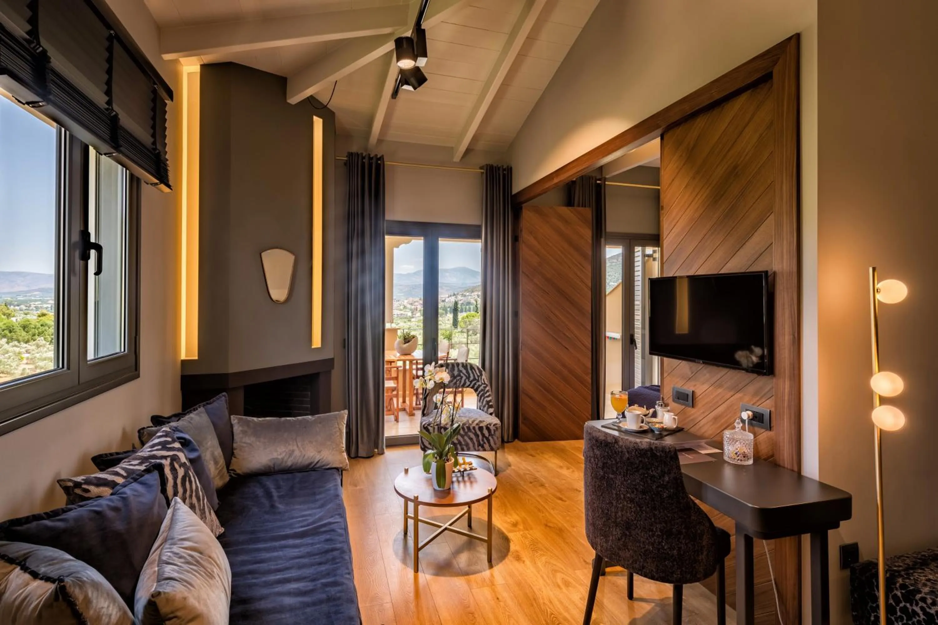 Living room in Anthemion Suites and Villas