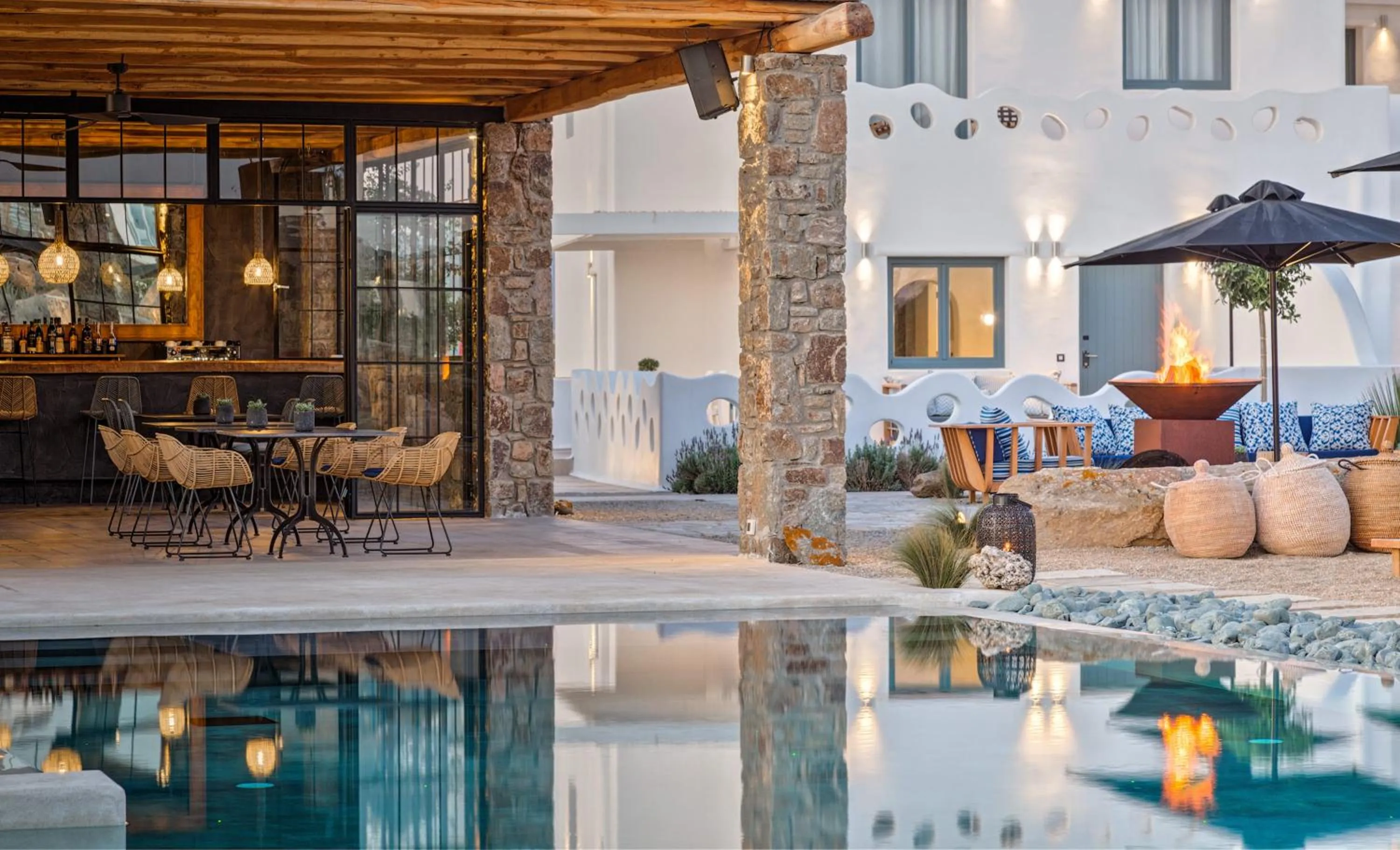 Property building in Portes Suites & Villas Mykonos