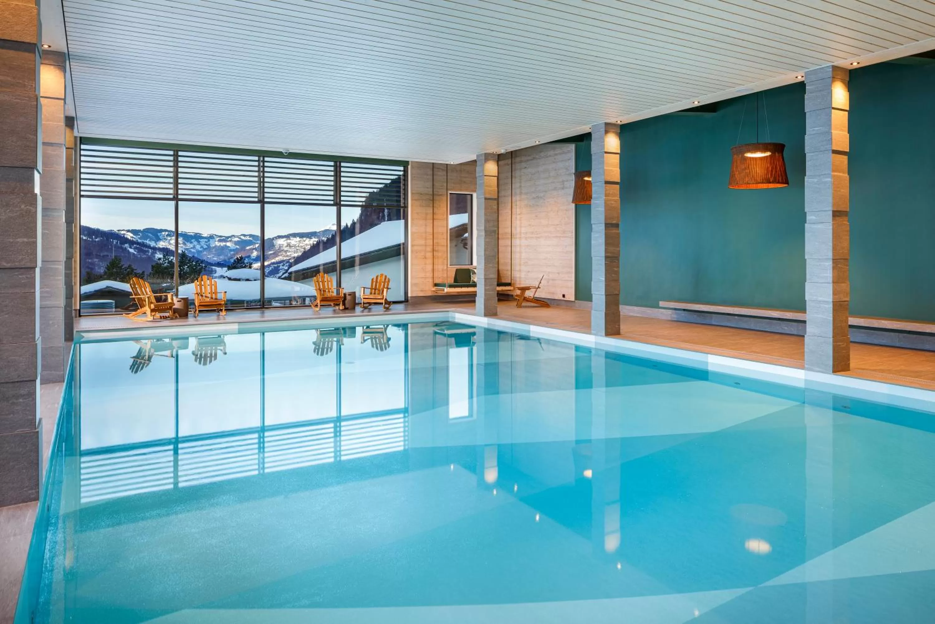 Swimming pool in Hotel Sport Klosters
