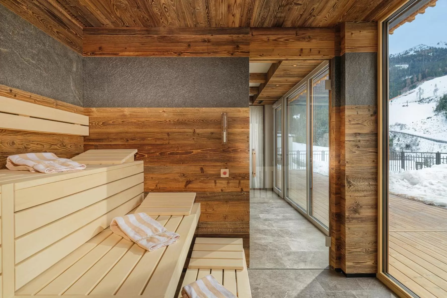 Sauna in Berghotel Hauserbauer