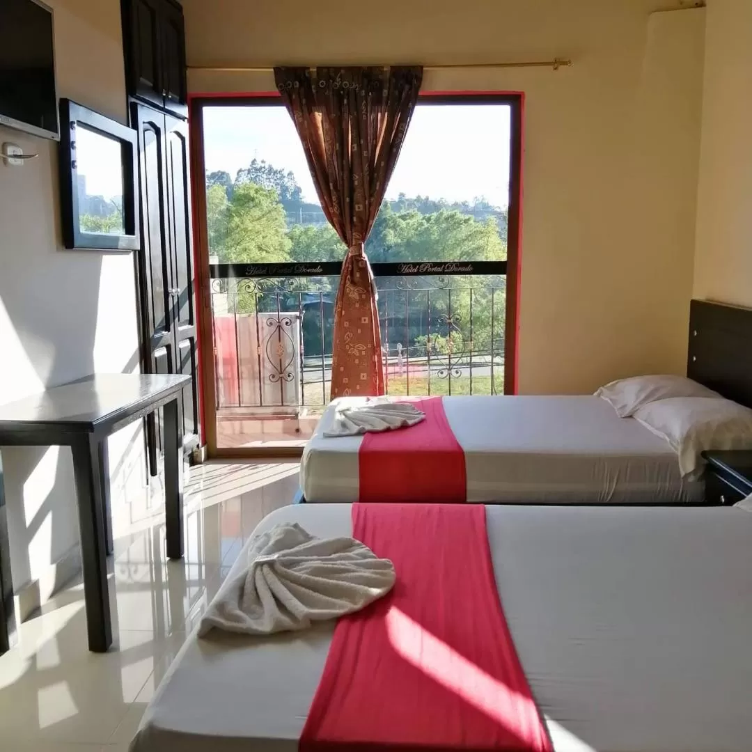Bed in Hotel Portal Dorado