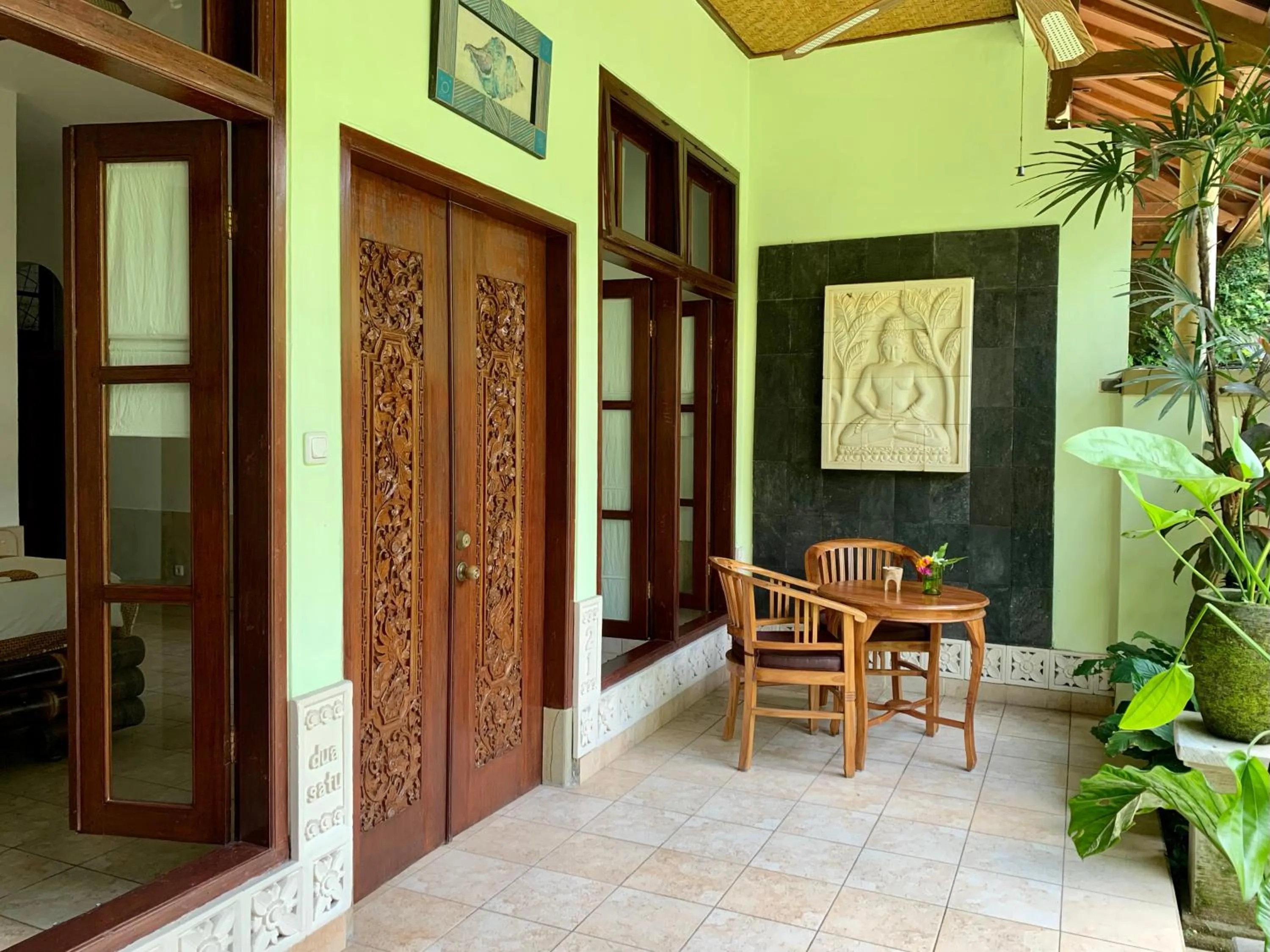 Patio in Padma Ubud Retreat