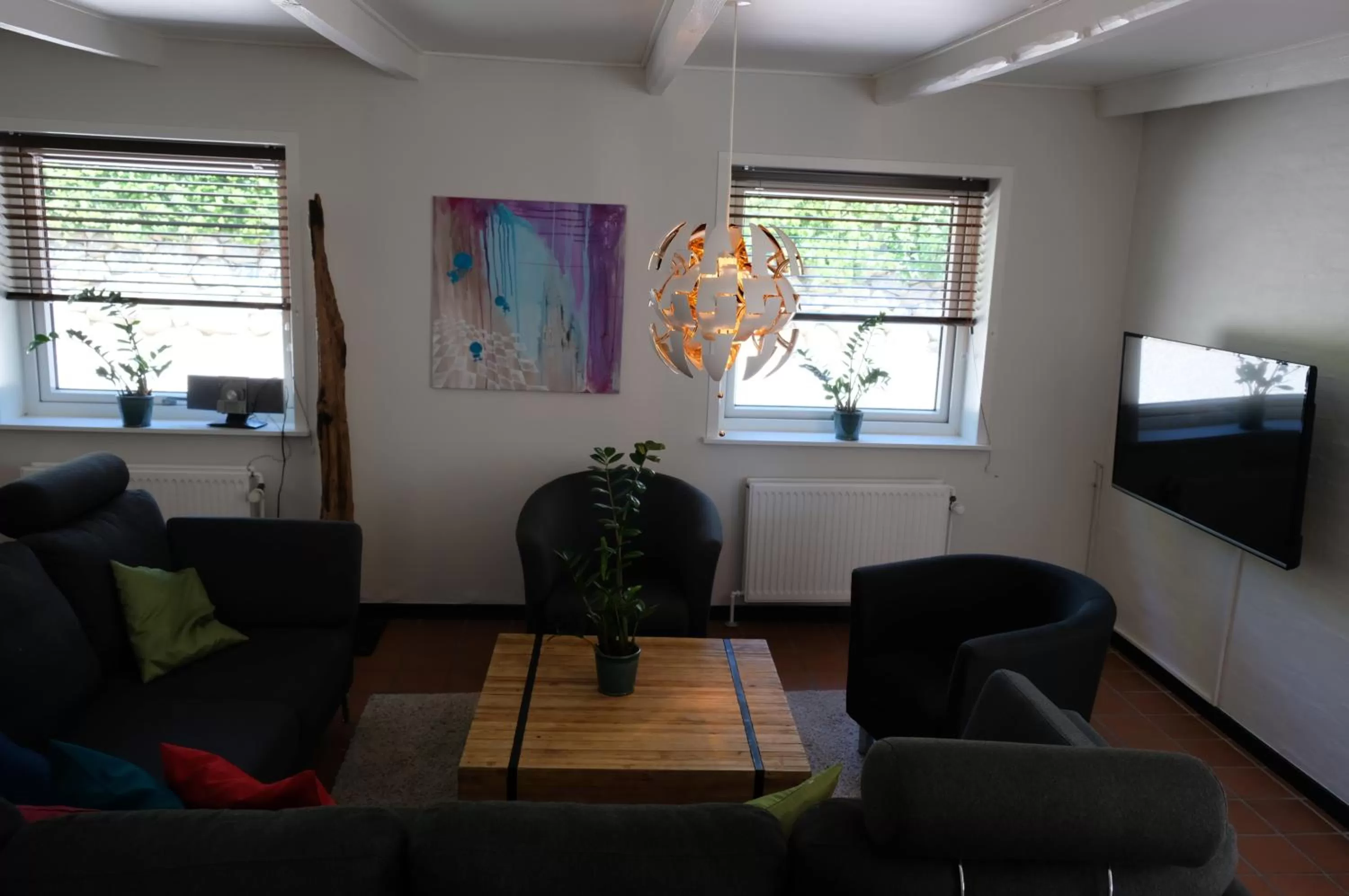 Communal lounge/ TV room, Seating Area in Benniksgaard Bed & Breakfast