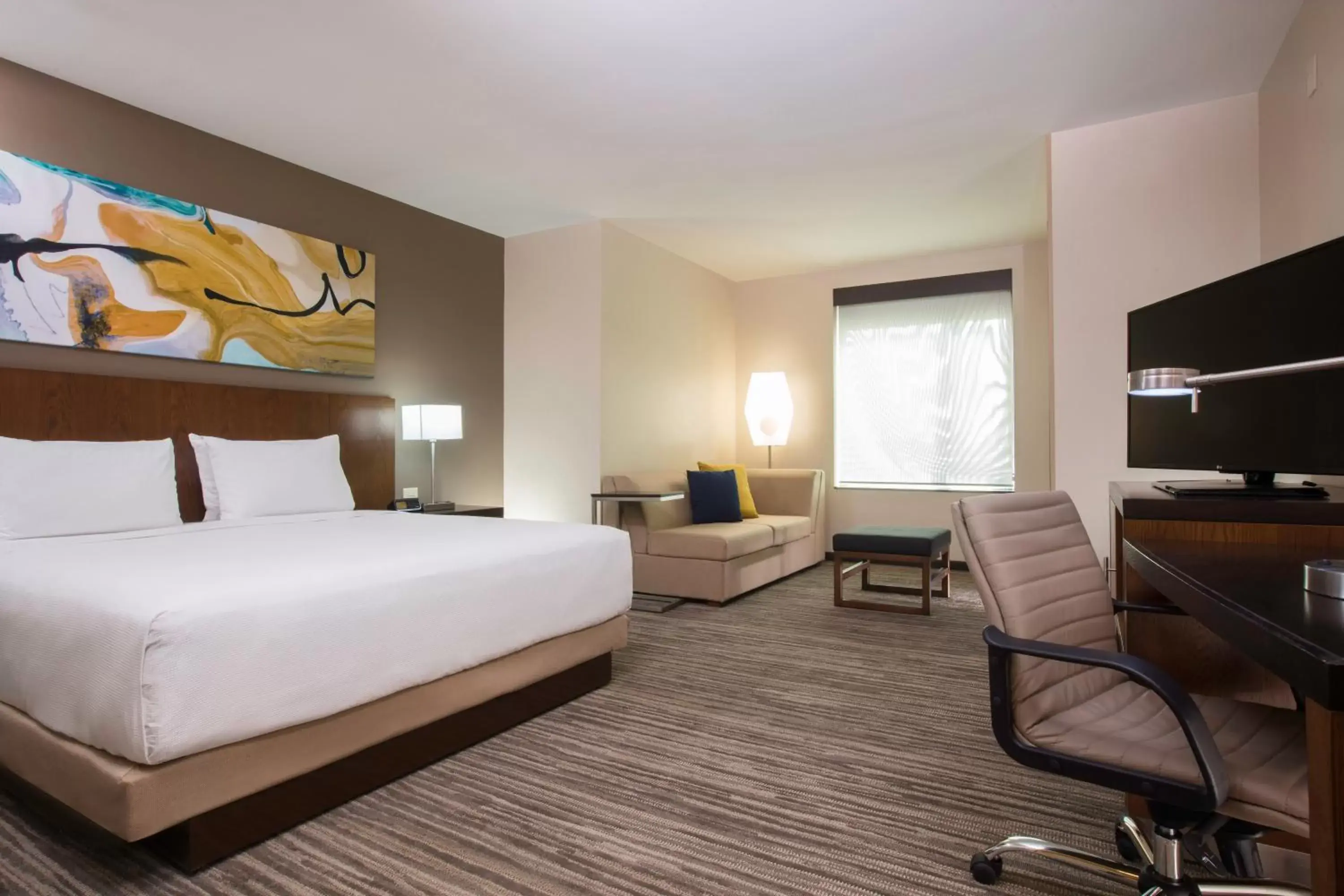 King Room with Sofa Bed and Roll-In Shower - Disability Access in Hyatt Place Aguascalientes Bonaterra King Room with Sofa Bed and Roll-In Shower - Disability Access in Hyatt Place Aguascalientes Bonaterra