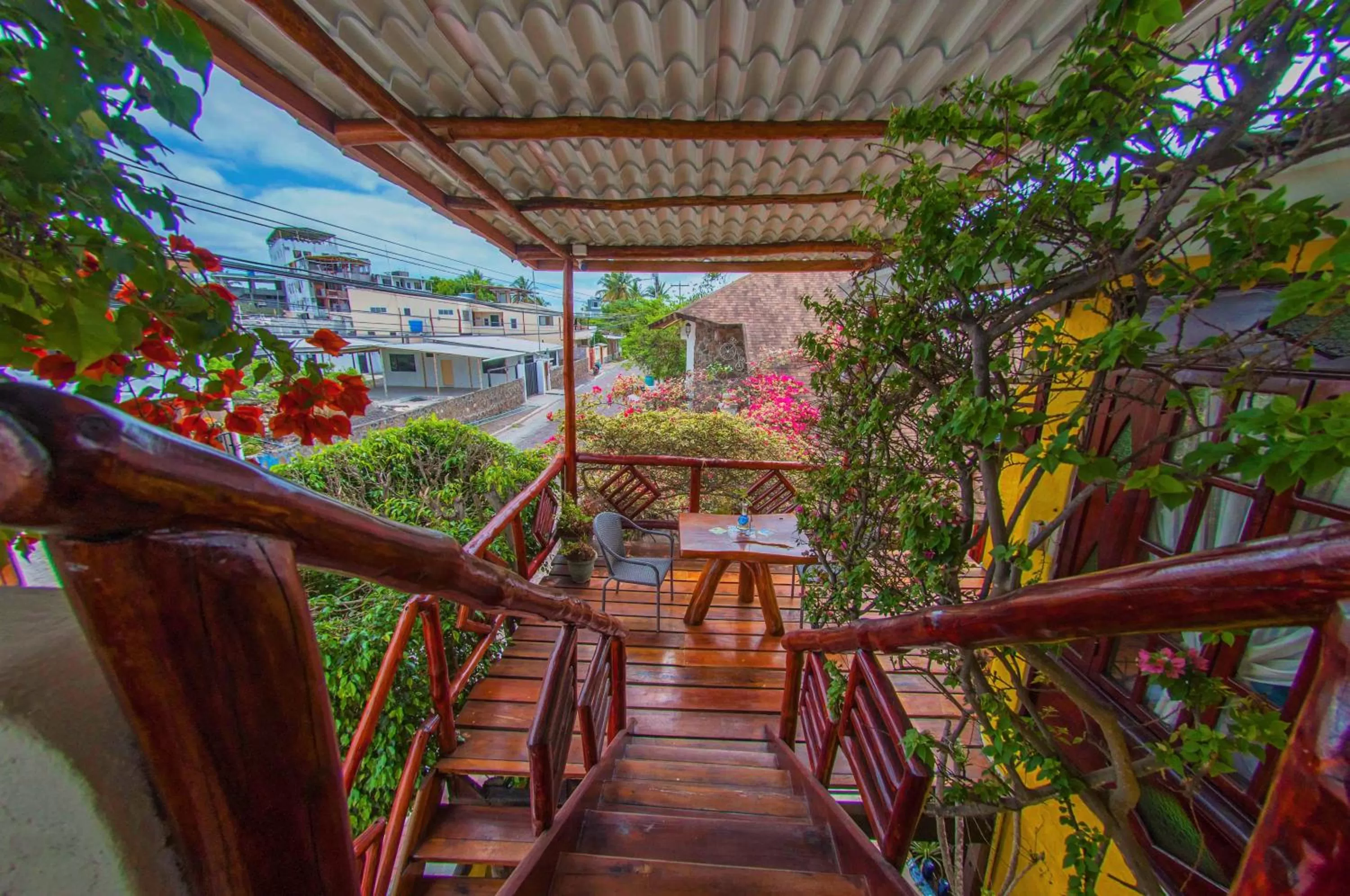 Balcony/Terrace in Casa del Lago Lodging House