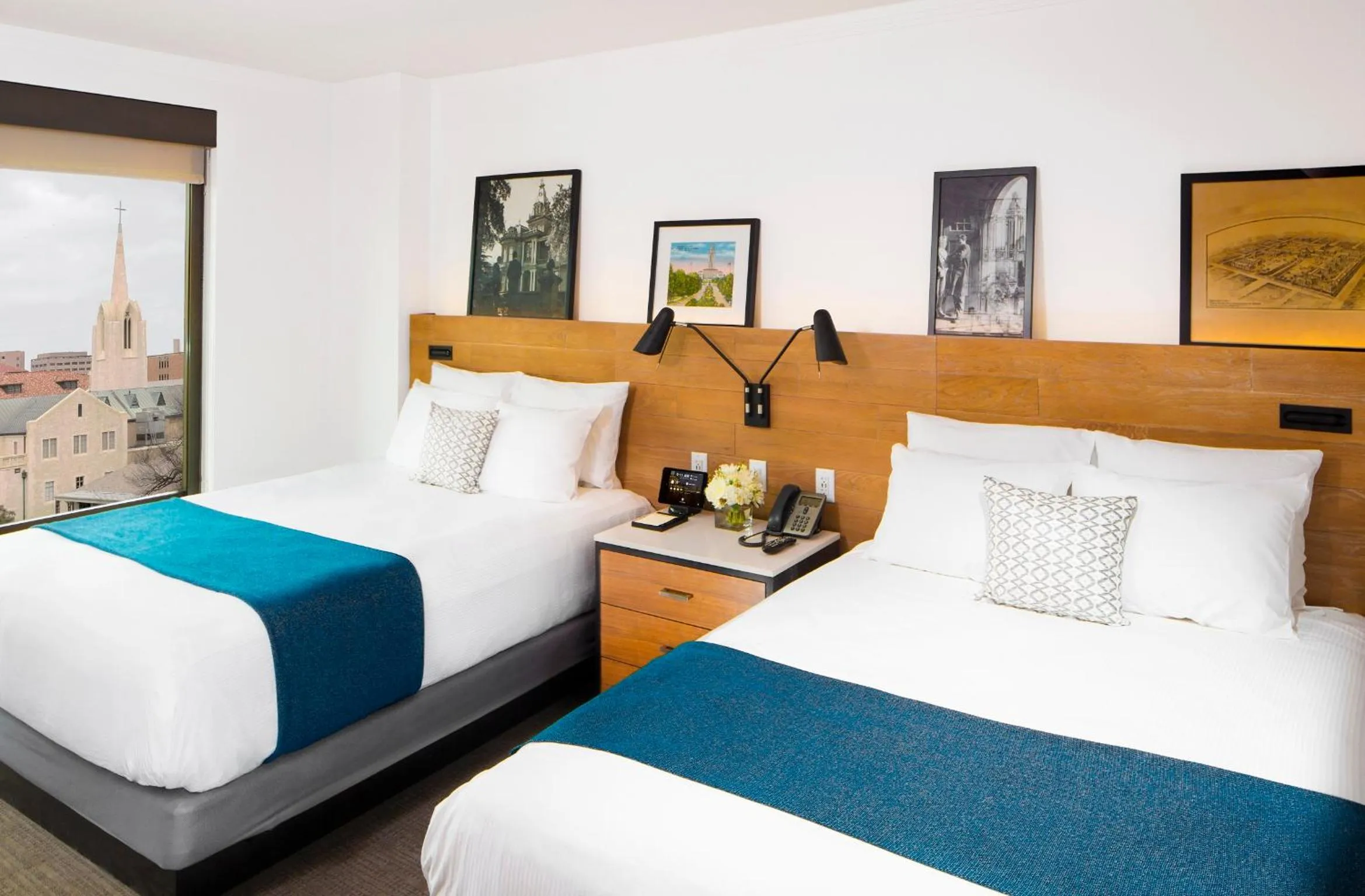 Decorative detail, Bed in AT&T Hotel & Conference Center