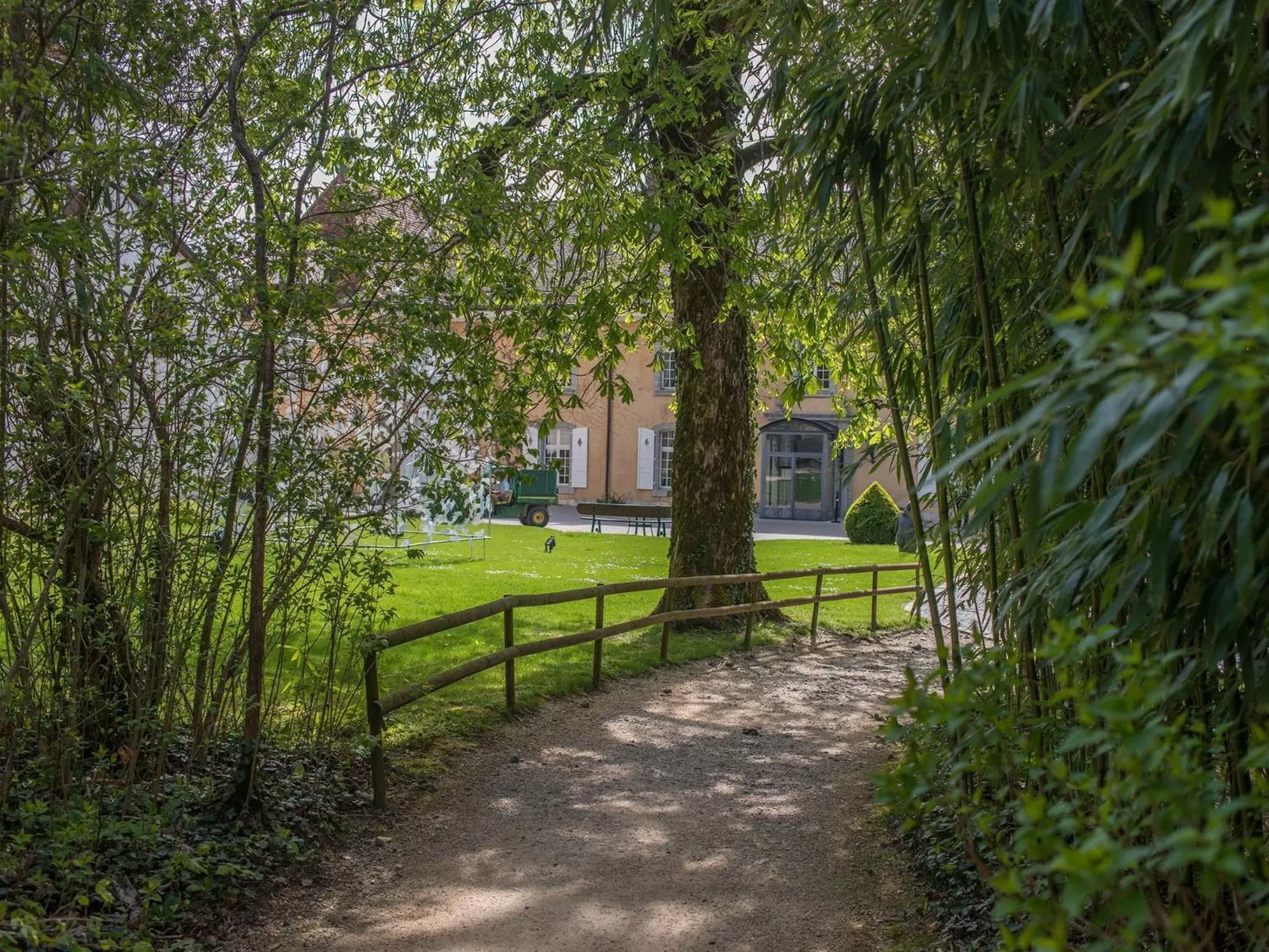Garden in Château de Bonmont