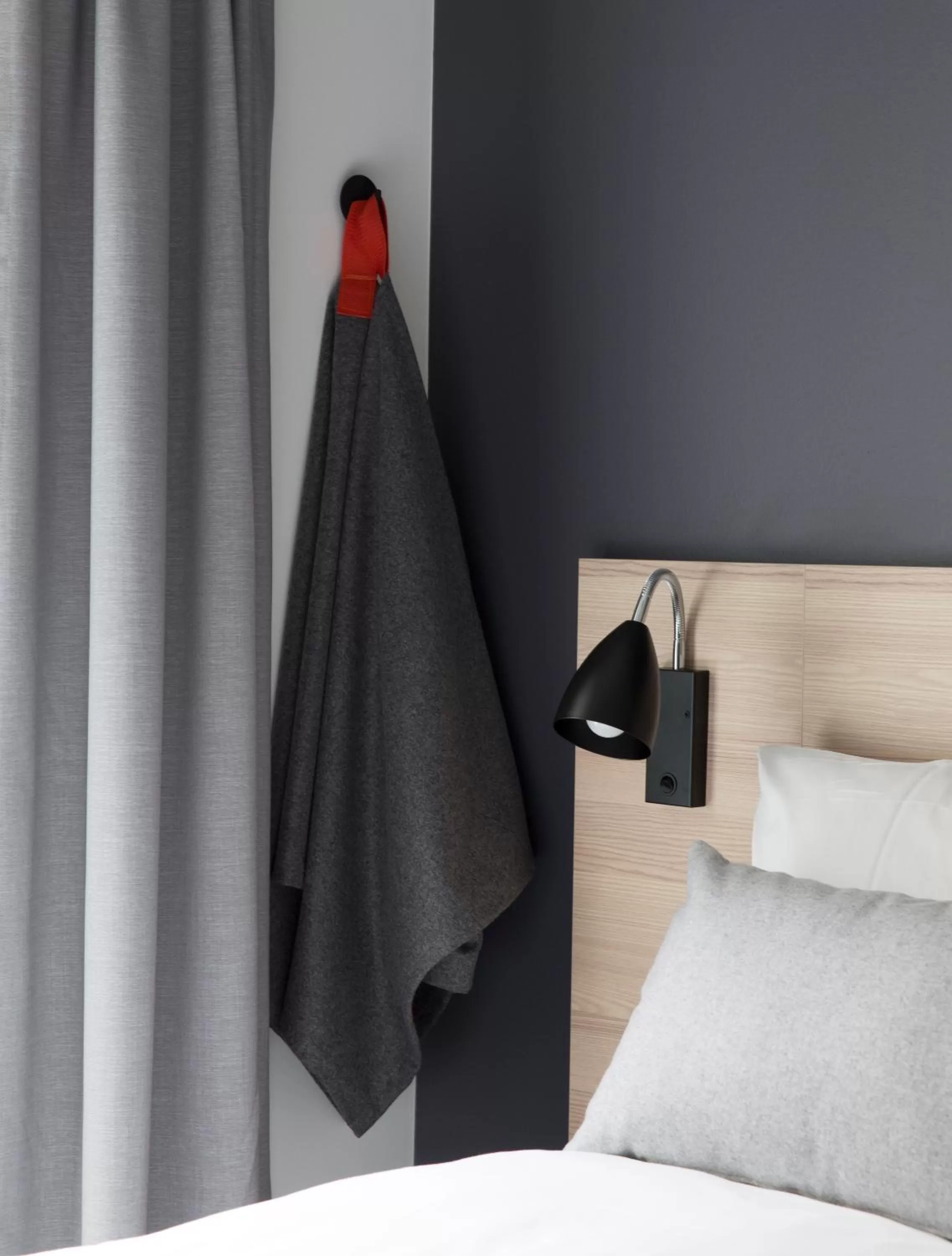 Decorative detail, Bed in Citybox Bergen City