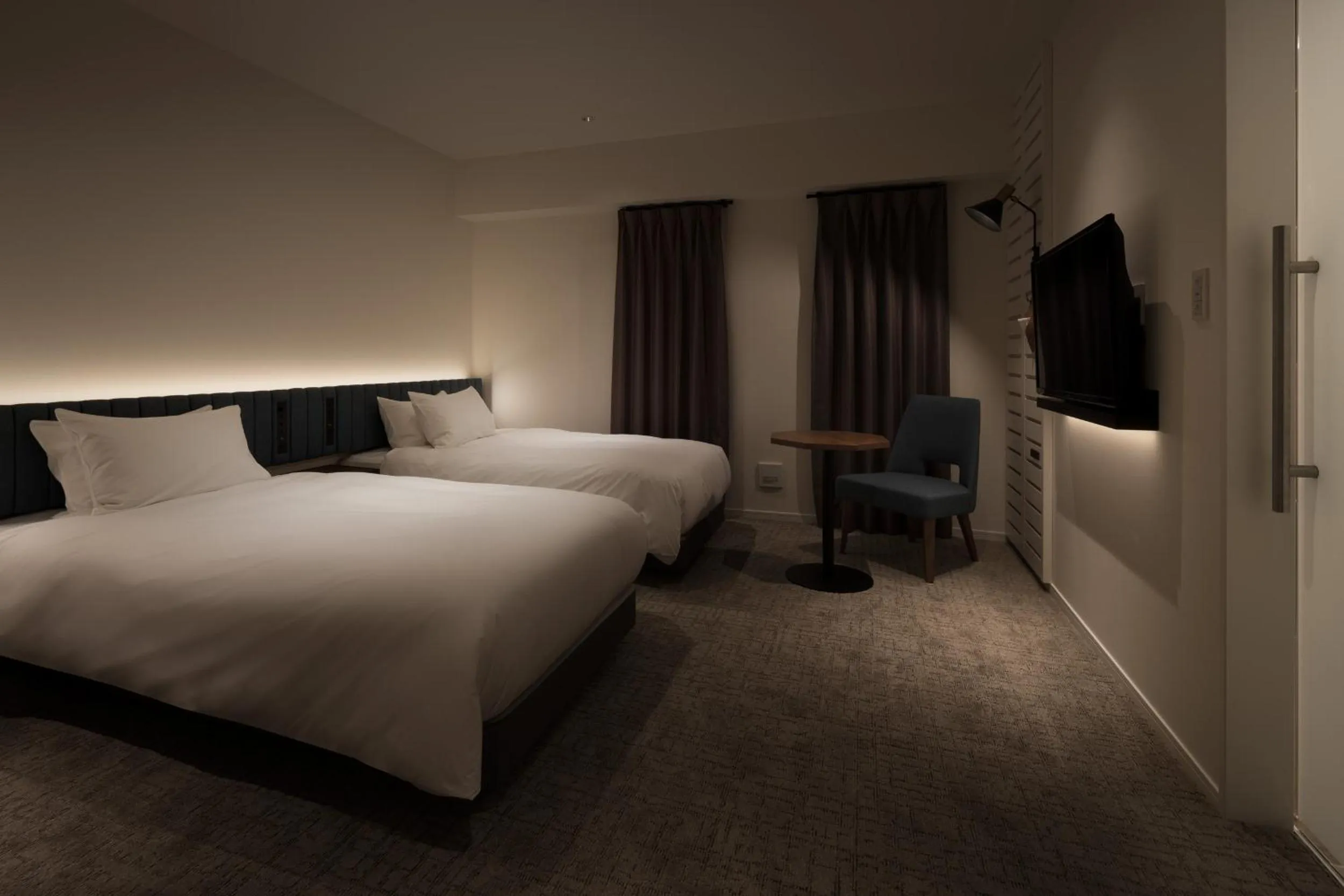 Photo of the whole room, Bed in Nest Hotel Hiroshima Hatchobori