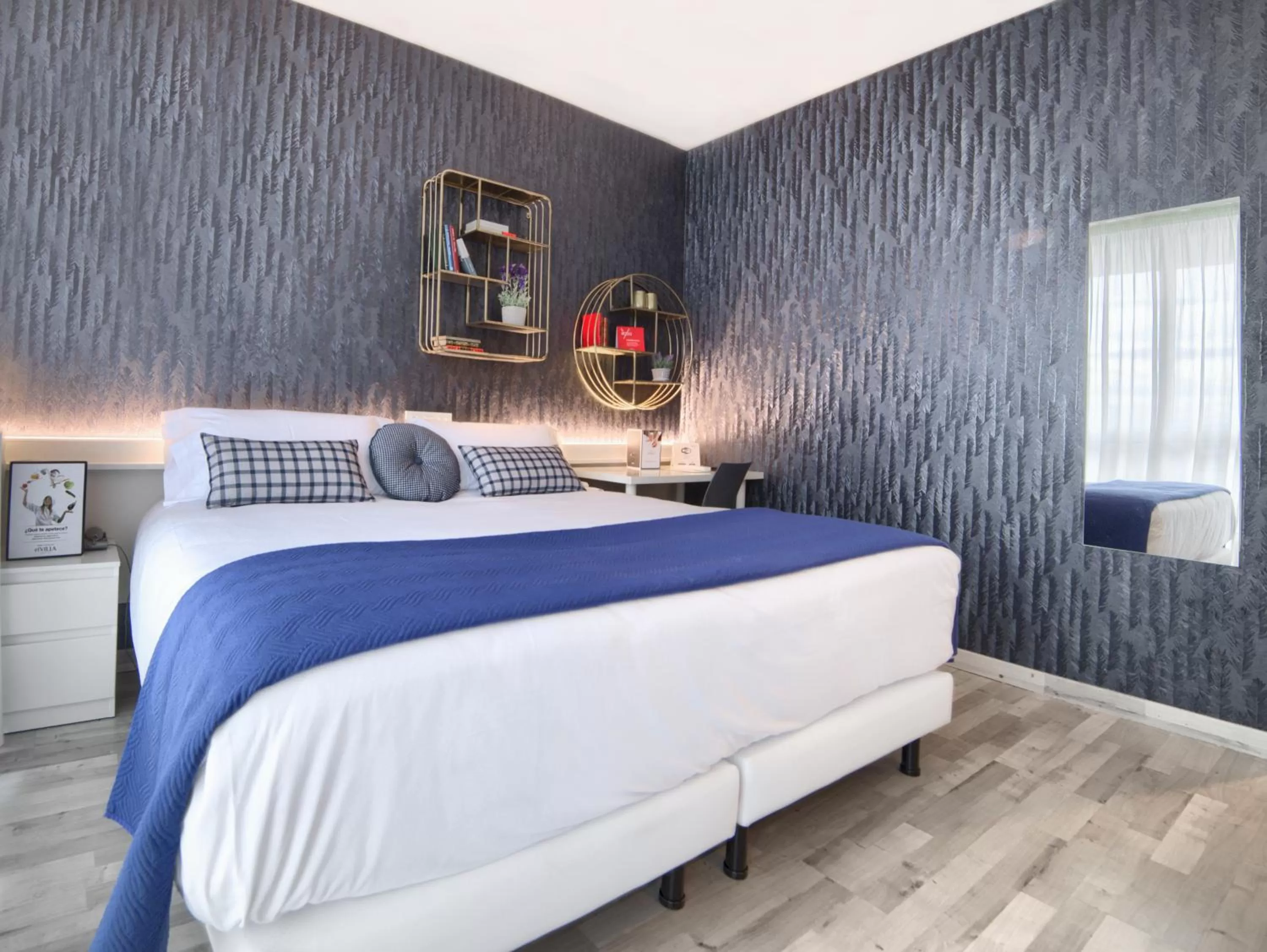 Bed in Hotel Luze El Villa