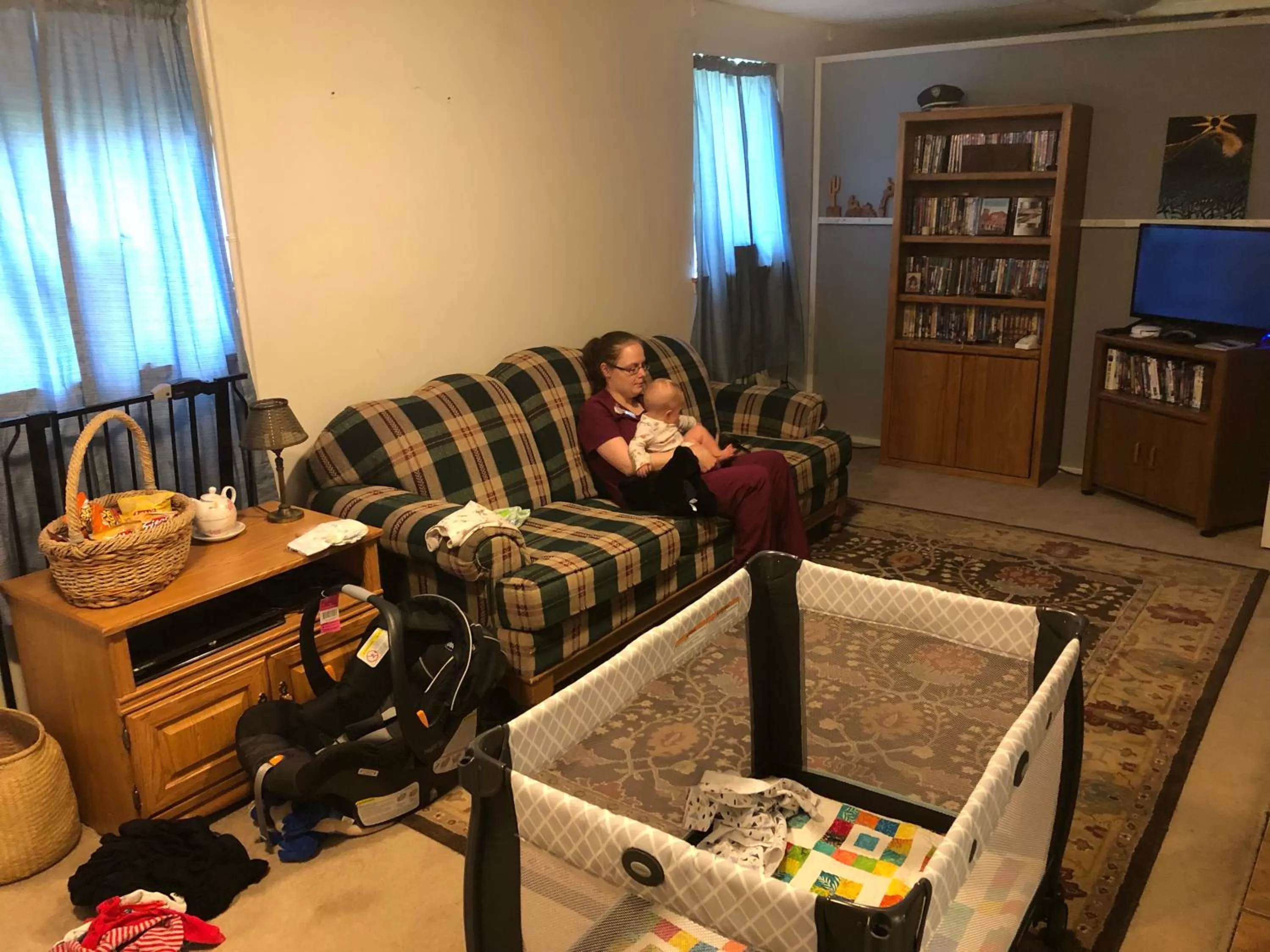 Communal lounge/ TV room in Copperville B & B