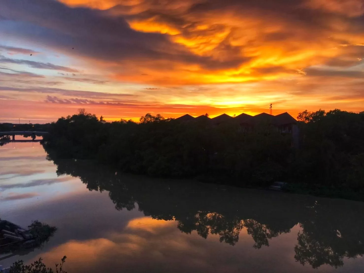 Garden view in USABAI Riverside Boutique Hotel