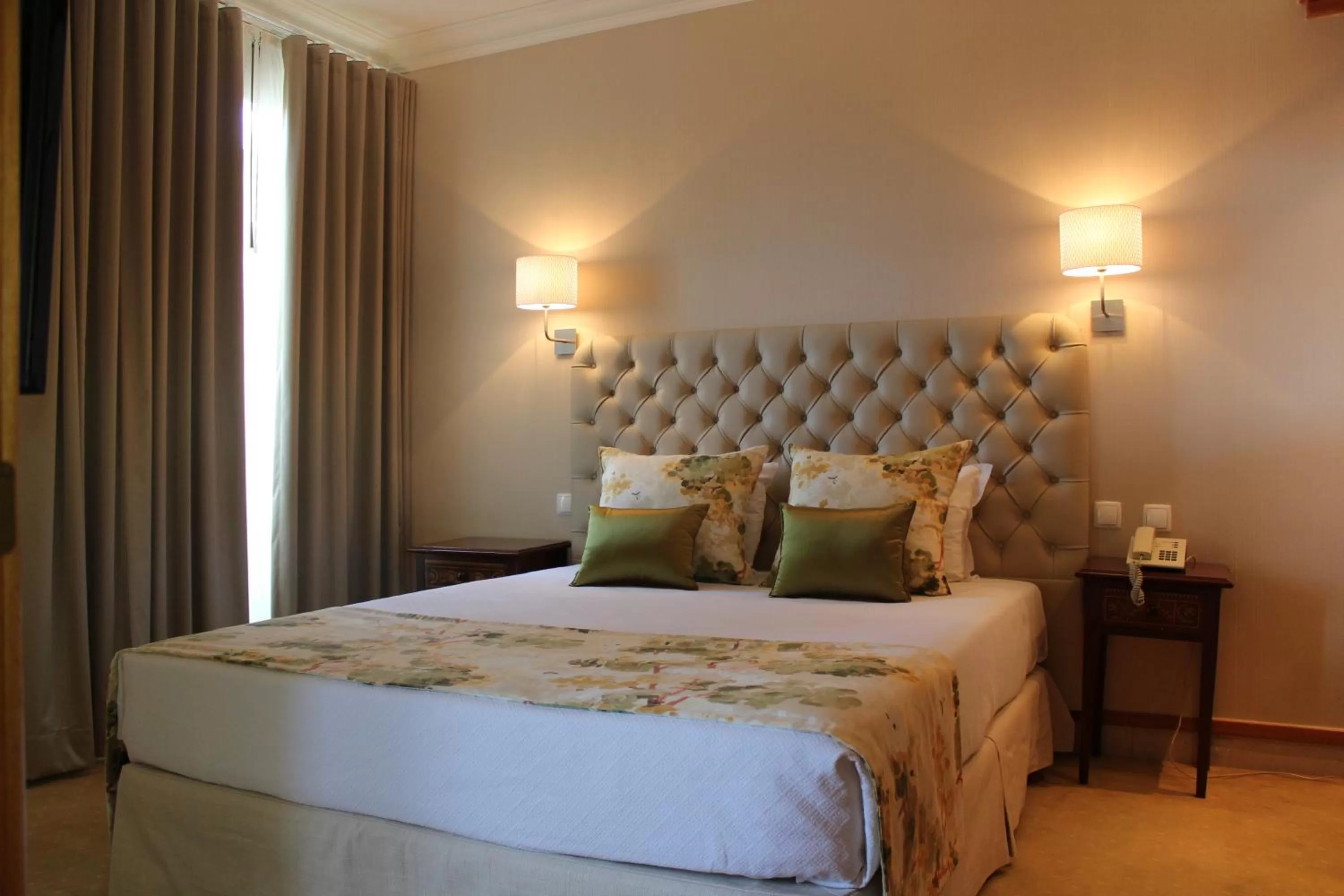 Bed in Hotel Solar Palmeiras