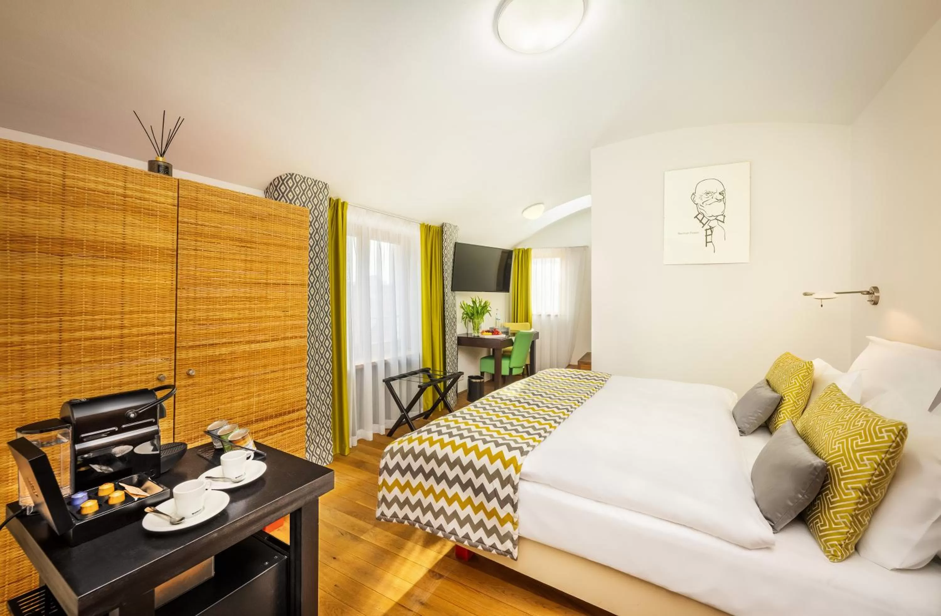 Photo of the whole room, Bed in Bellevue Hotel Benešov