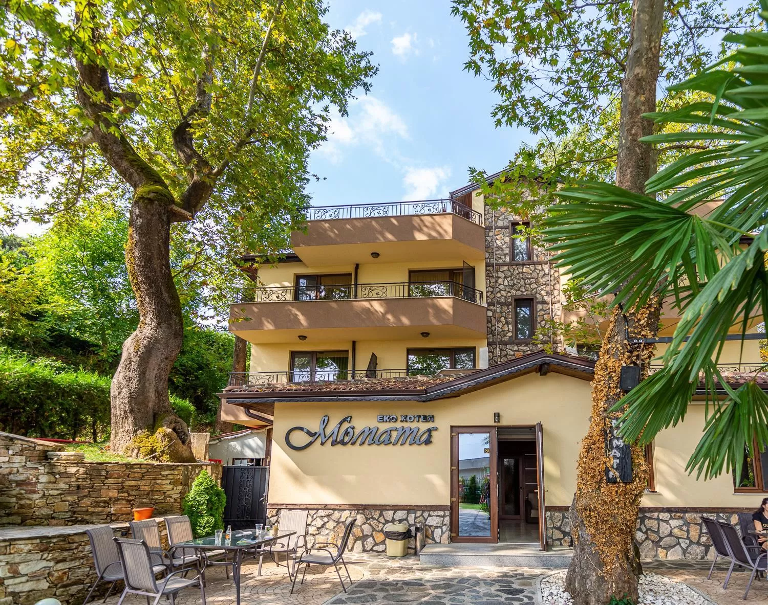 Property building in Eco Hotel Momata