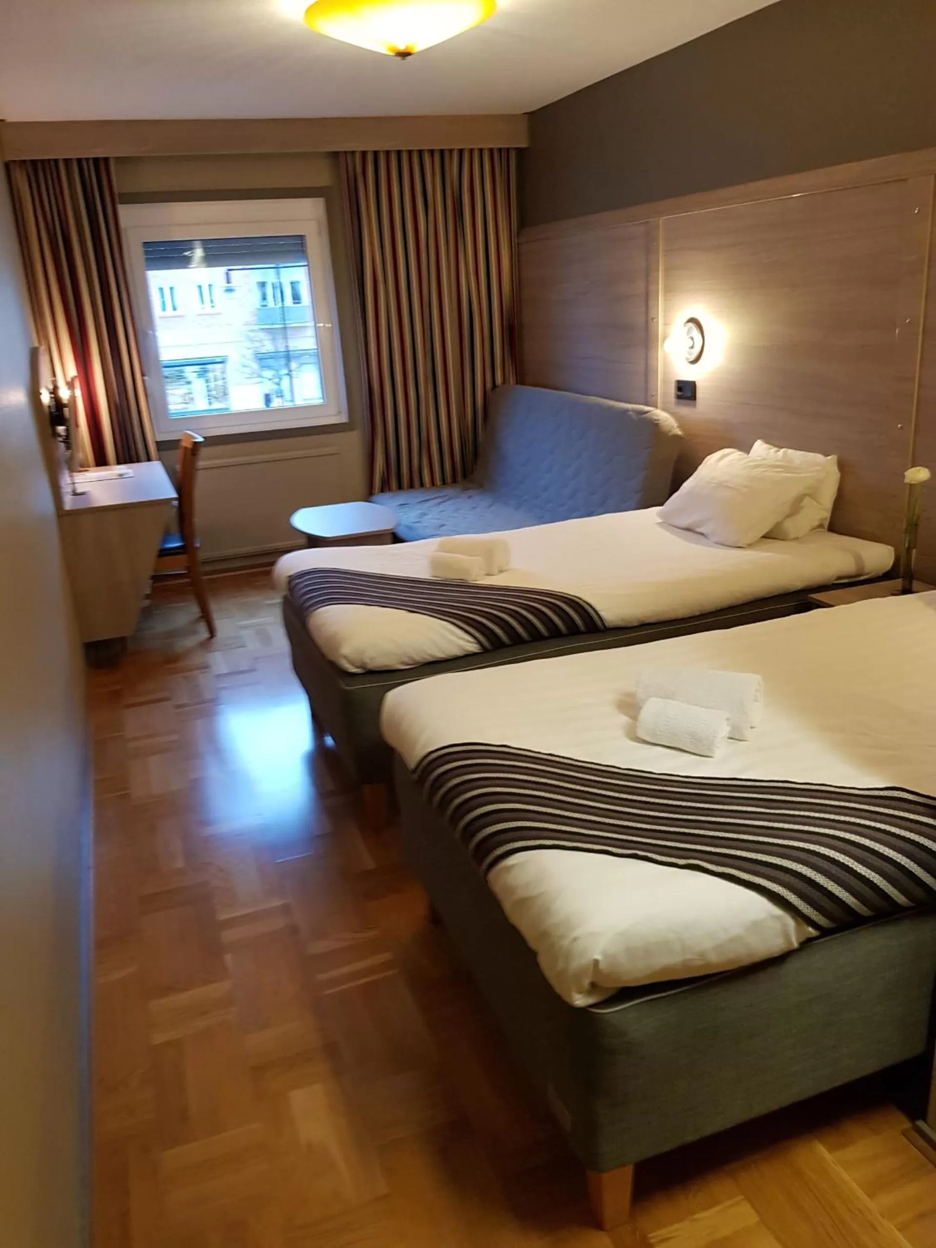 Bed in Hotell Stinsen