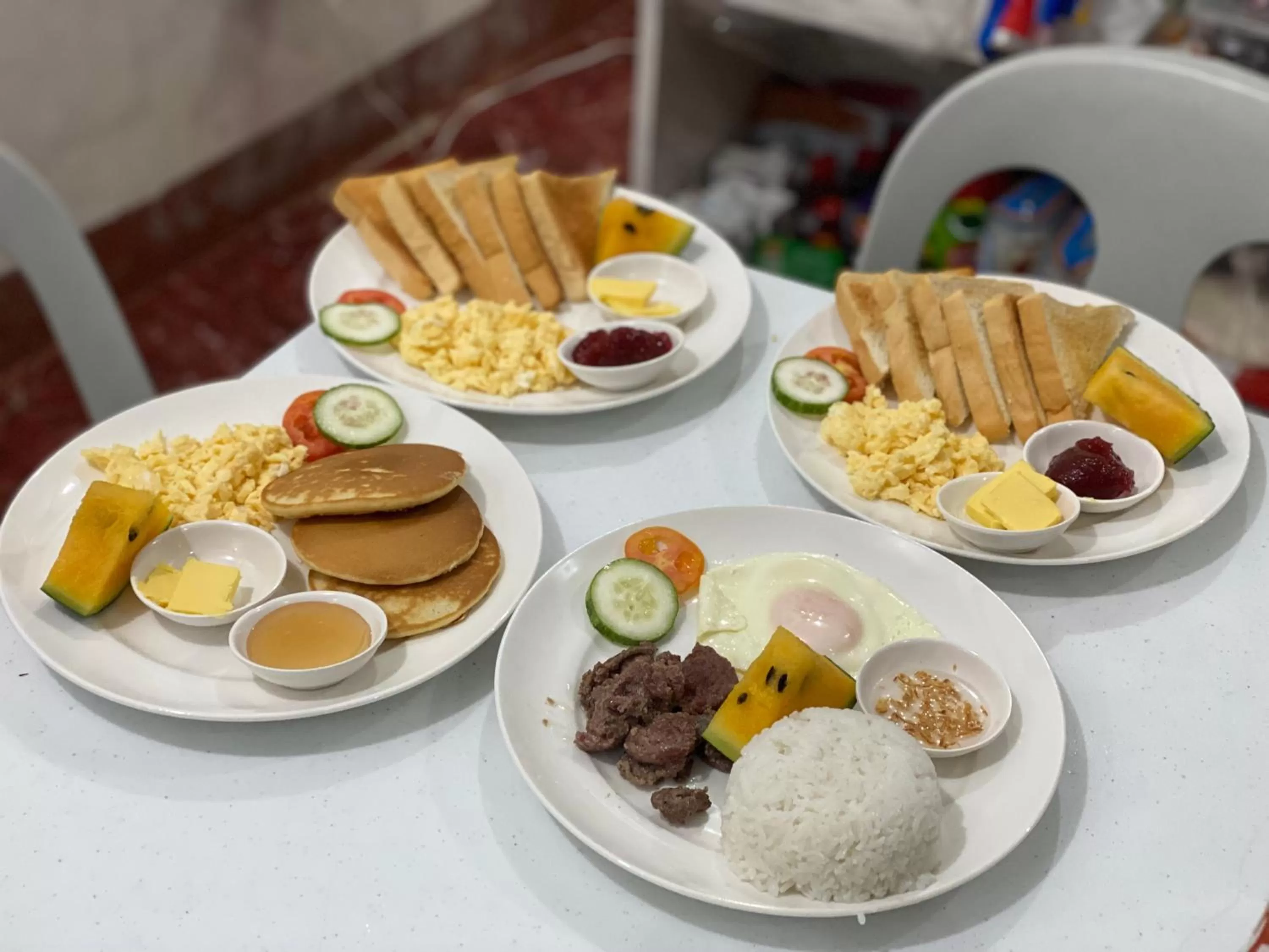 Breakfast in Sophias Beach Guest House