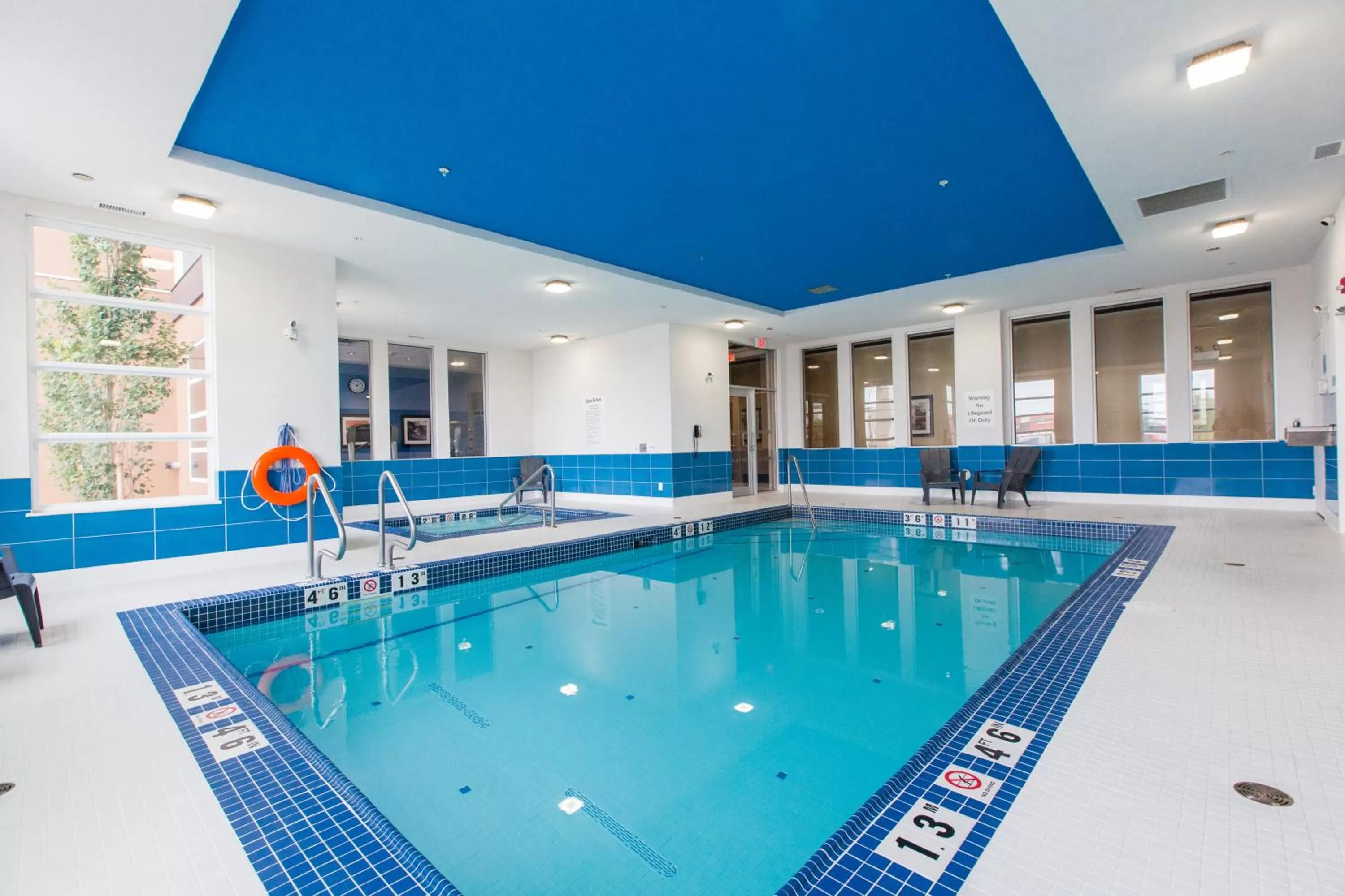 Swimming pool in Holiday Inn Express & Suites Spruce Grove - Stony Plain by IHG