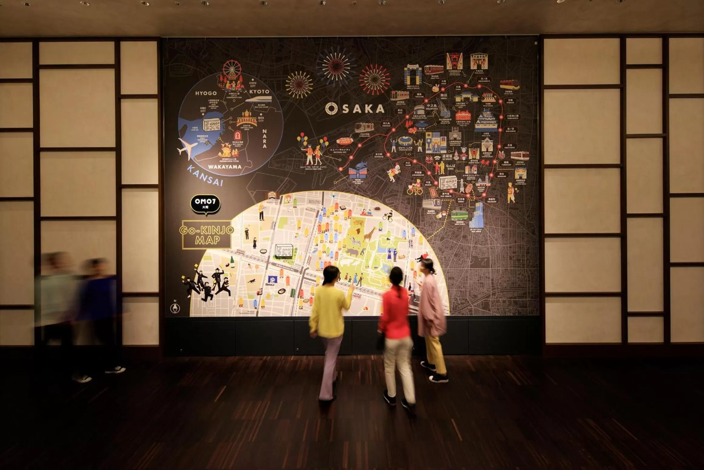 Lobby or reception in OMO7 Osaka by Hoshino Resorts