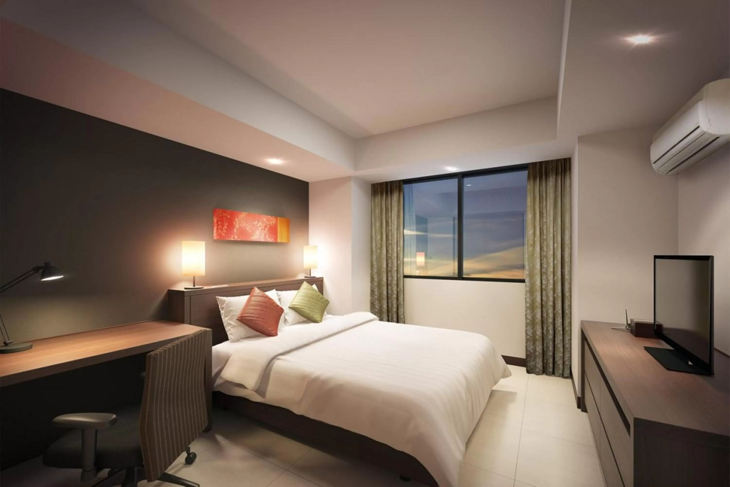 Bedroom, Bed in Axia South Cikarang Service Apartment