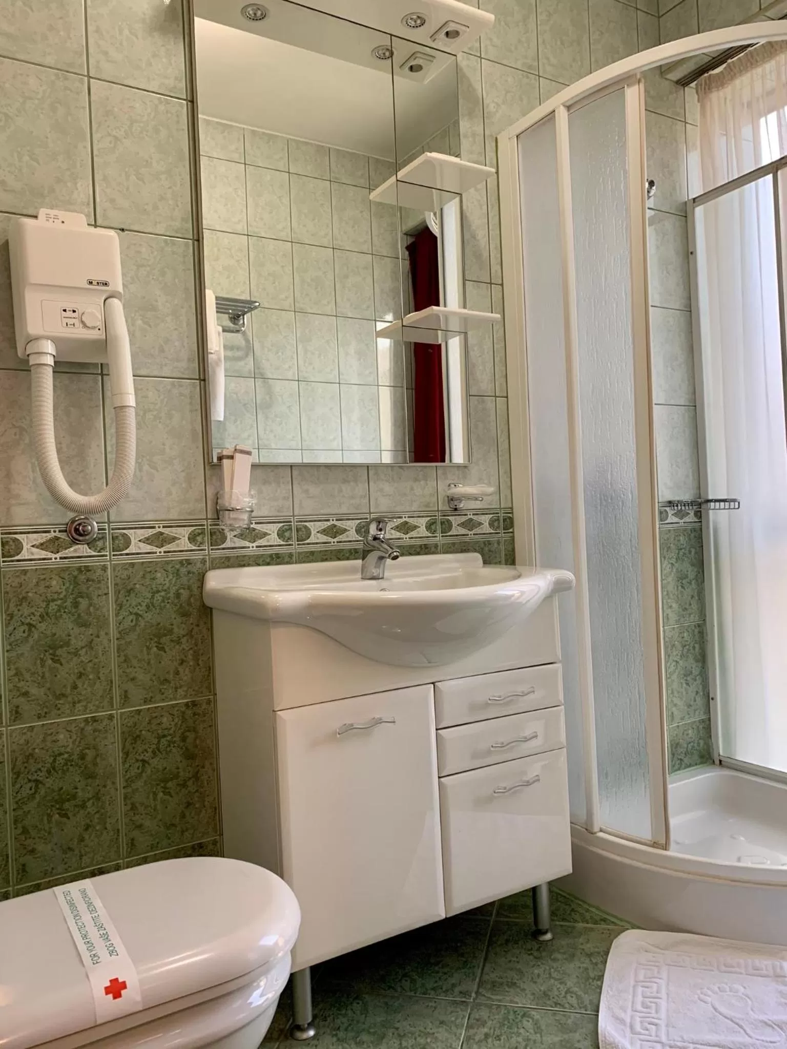 Bathroom in Hotel Brkic