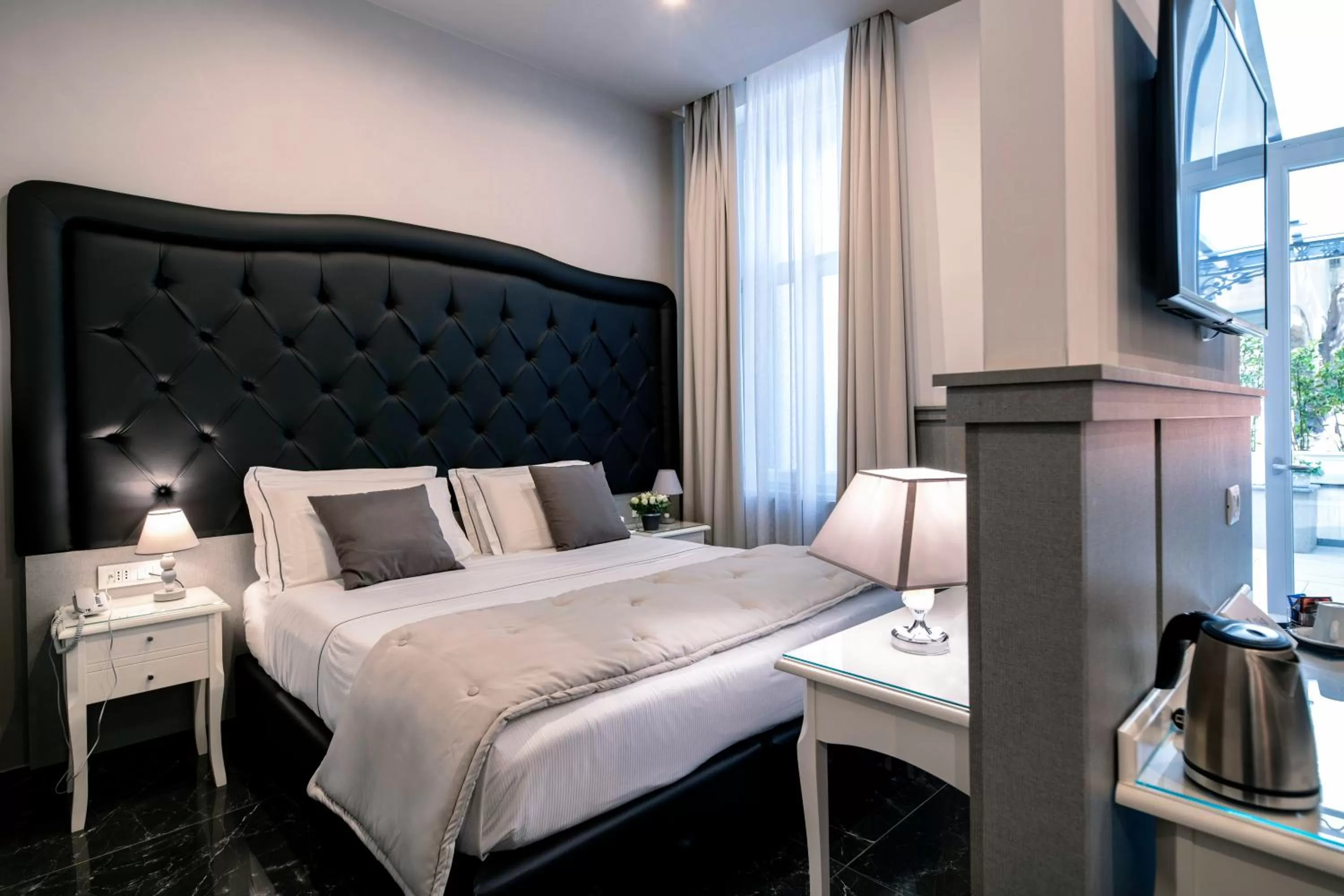 Bed in Villa Elisio Hotel & Spa