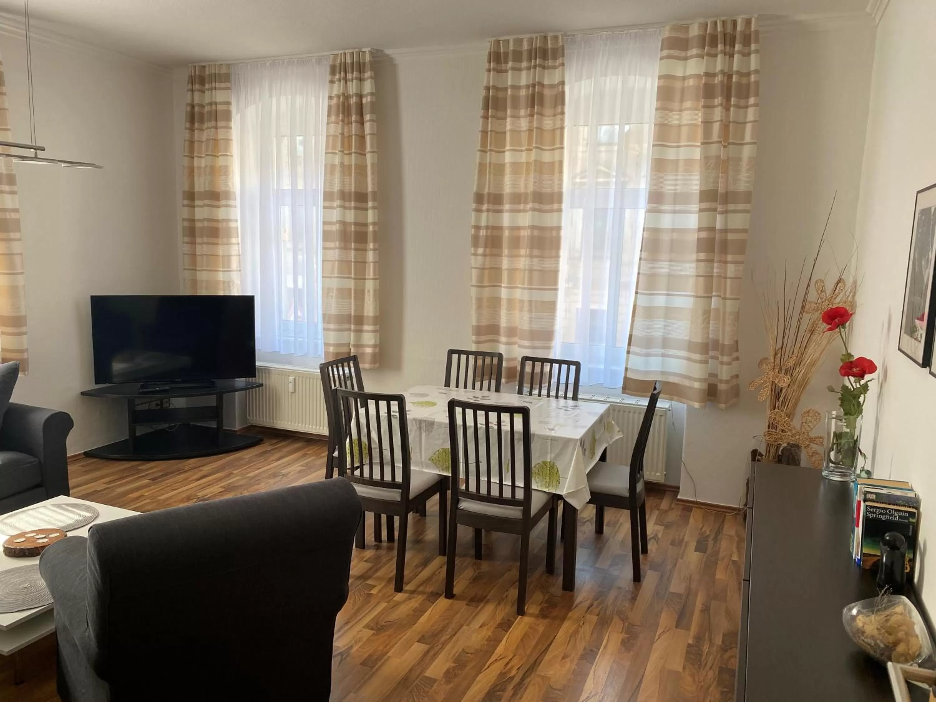 Living room in An der Porzellan-Manufaktur Pension