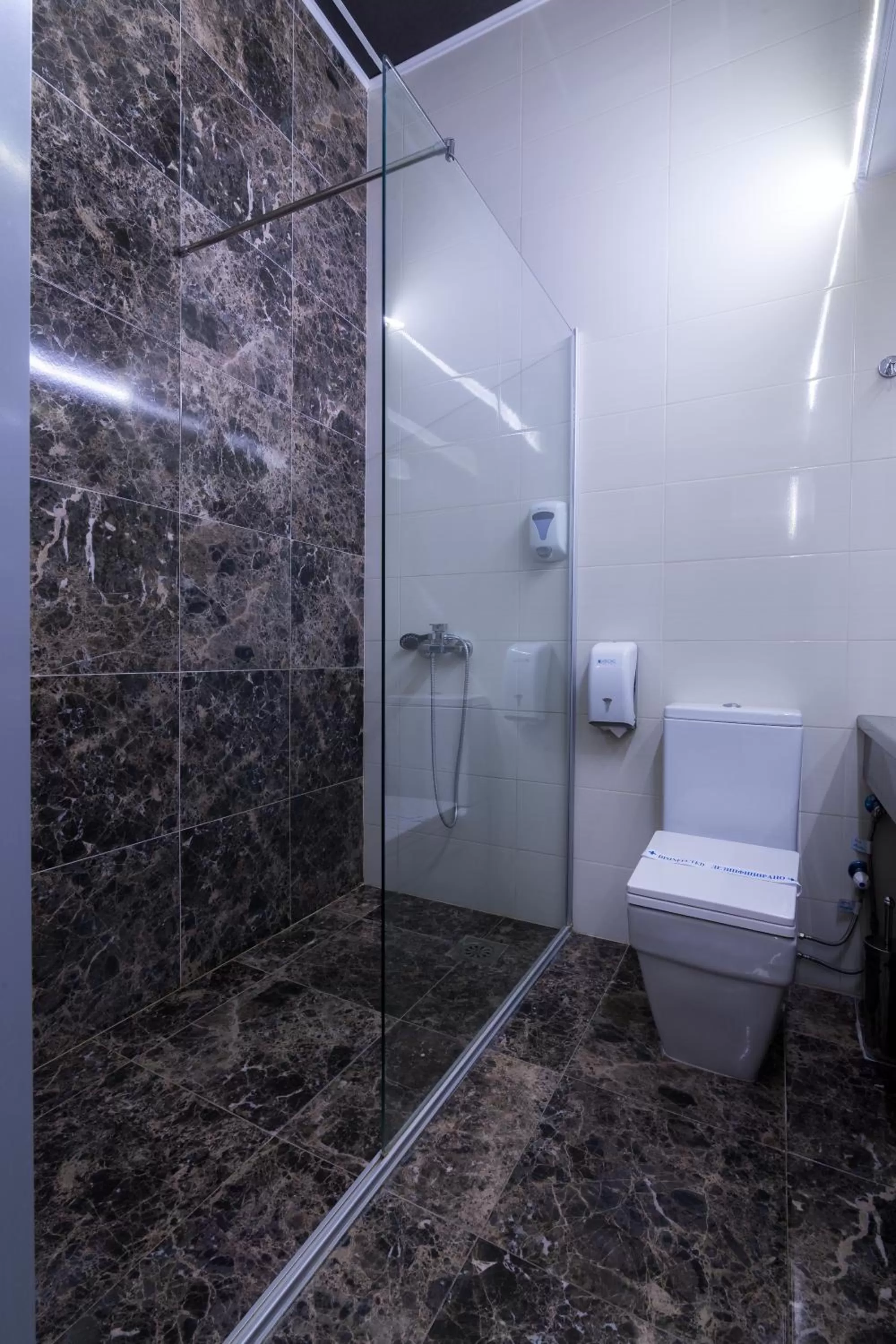 Shower in Hotel De KOKA