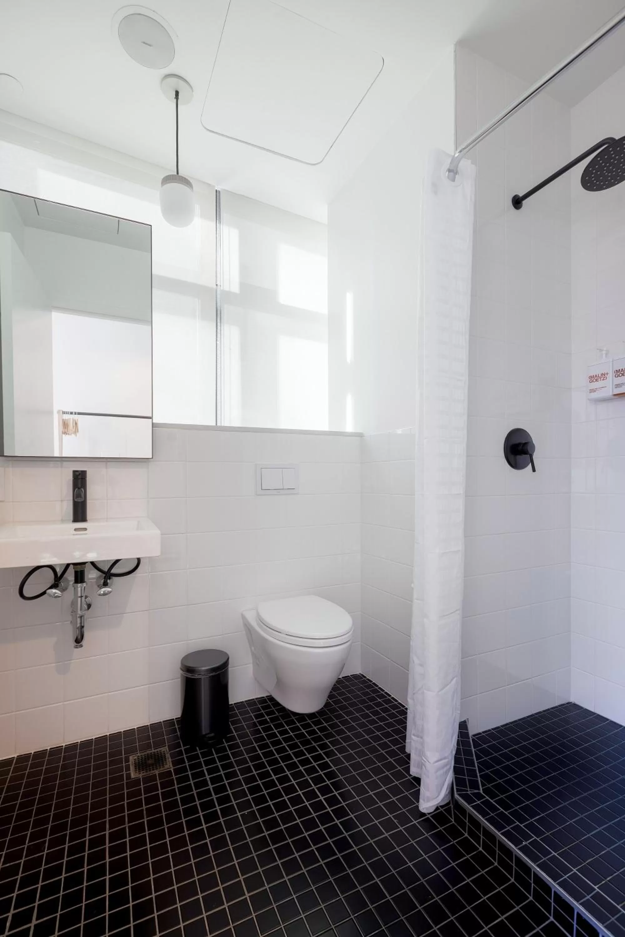 Shower in Placemakr Wall Street