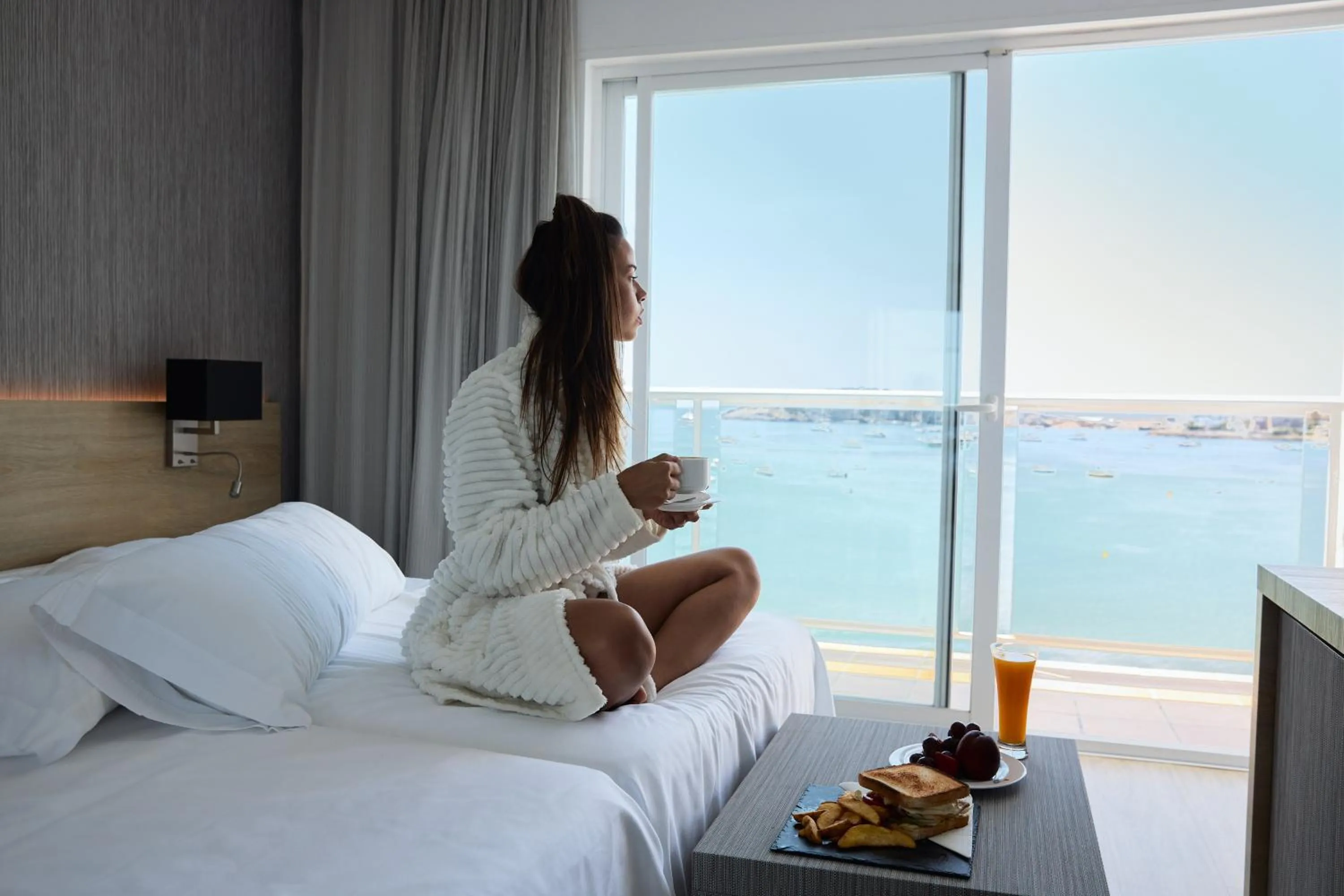 People, Bed in Hotel Simbad Ibiza