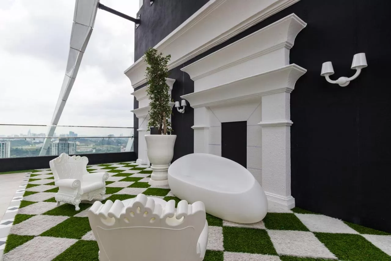 Seating area in Arte Mont Kiara Hotel Suite