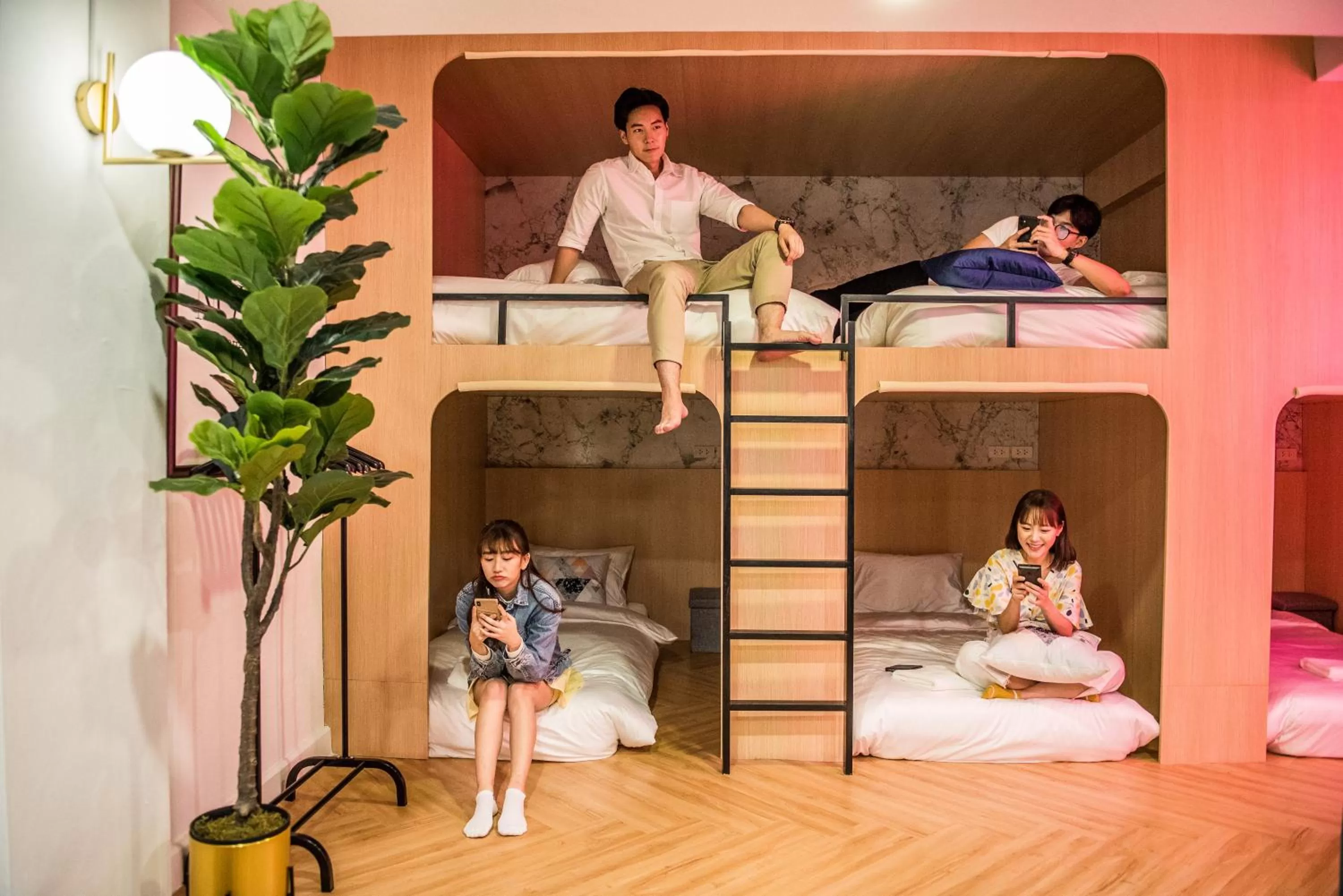 Bedroom in Theme Boutique Hotel Bangkok