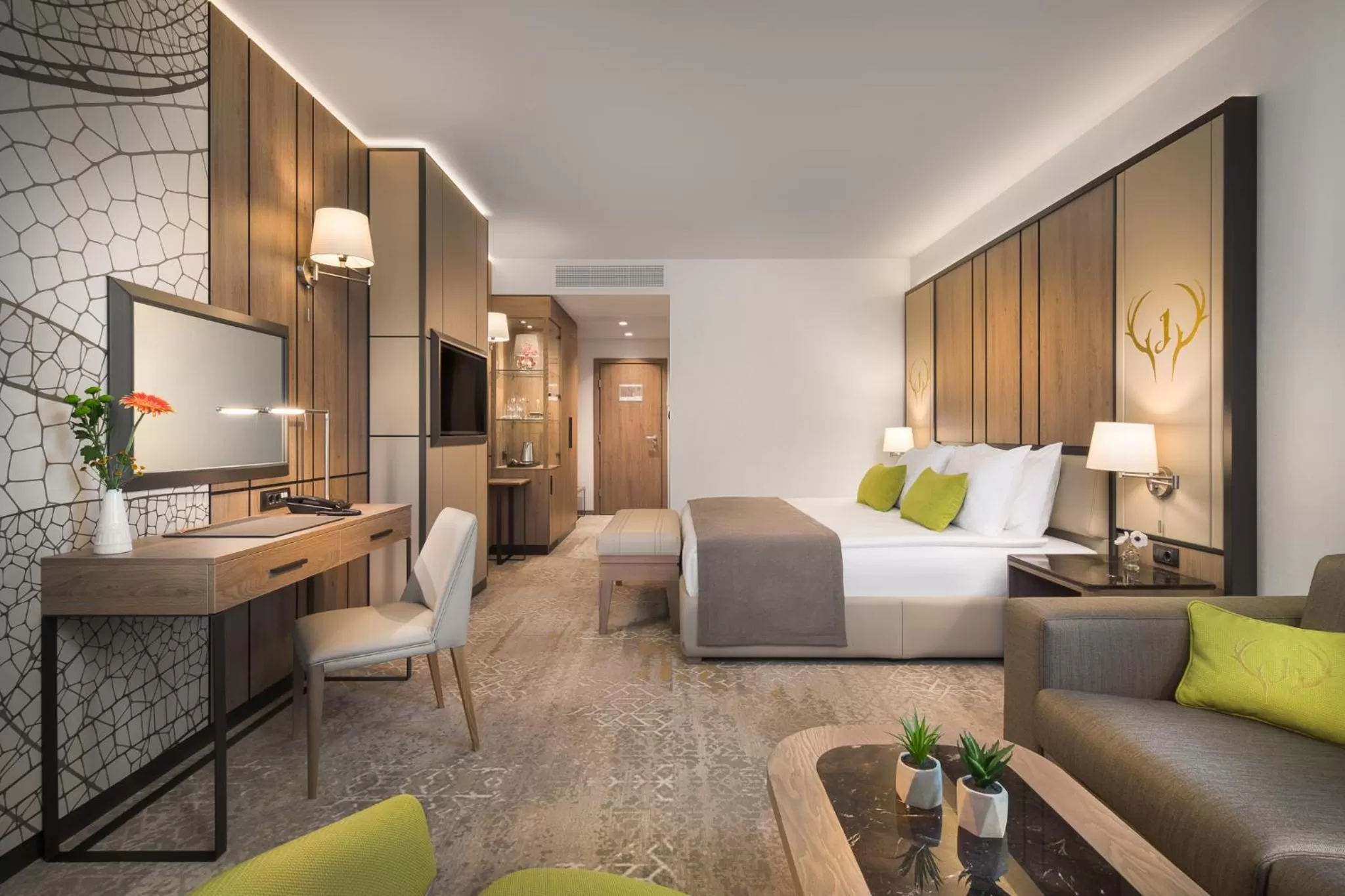 Bed in Hotel Jägerhof