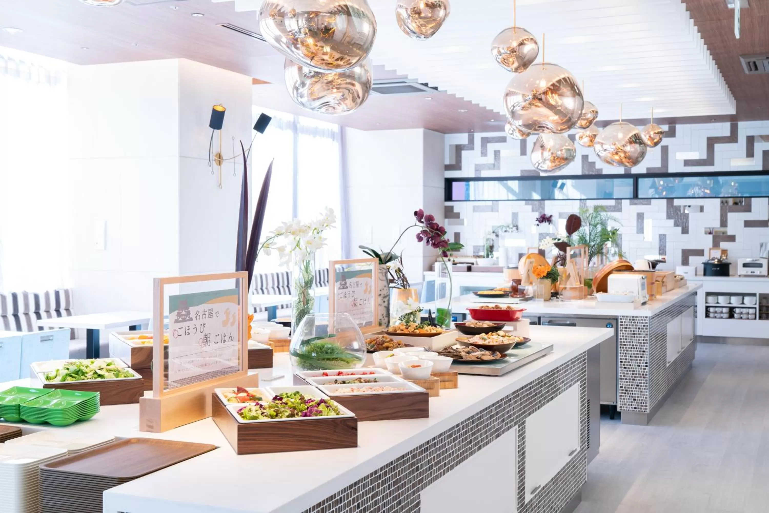 Buffet breakfast in Vessel Hotel Campana Nagoya