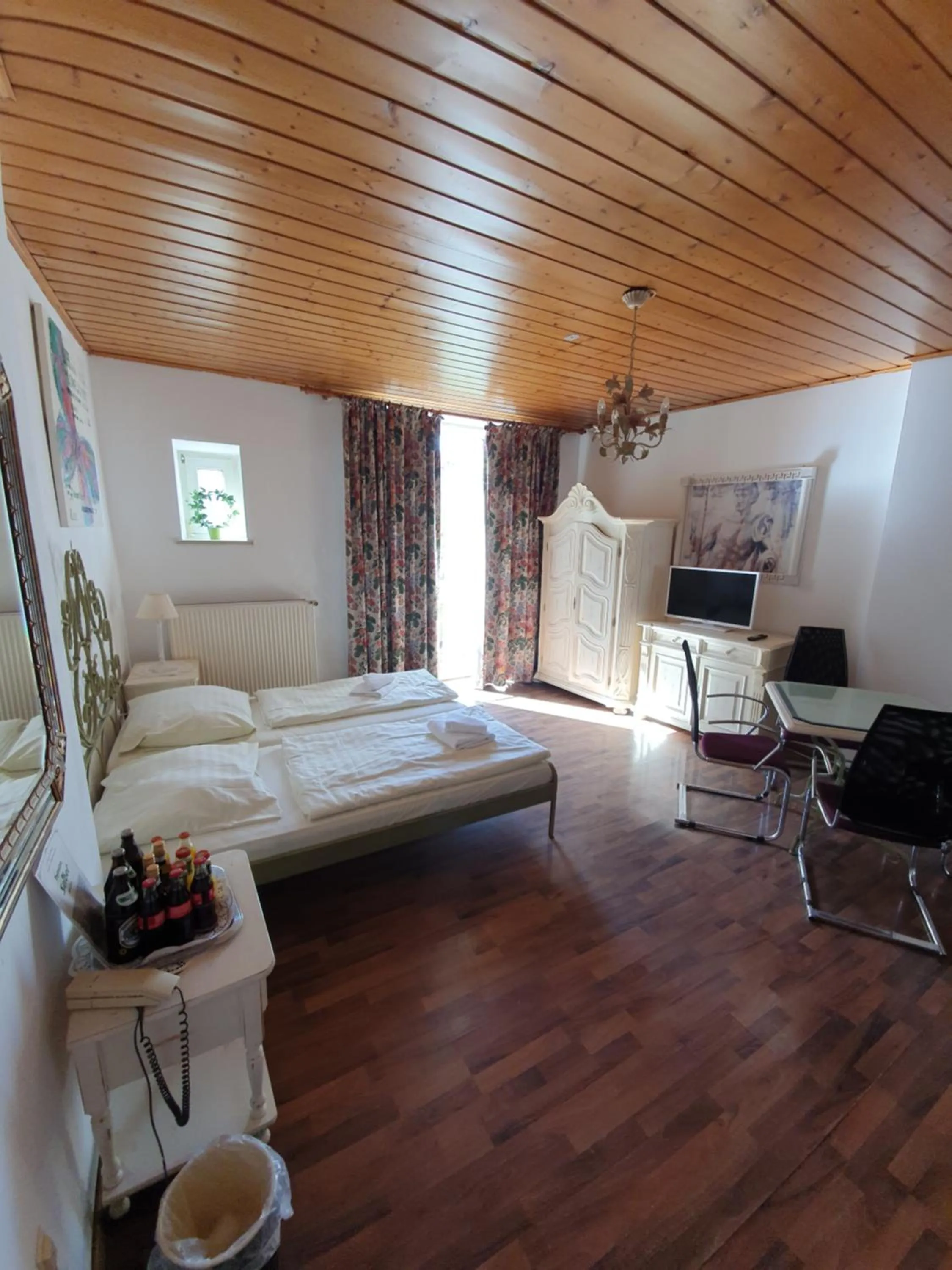Living room, Bed in Pension Seibel