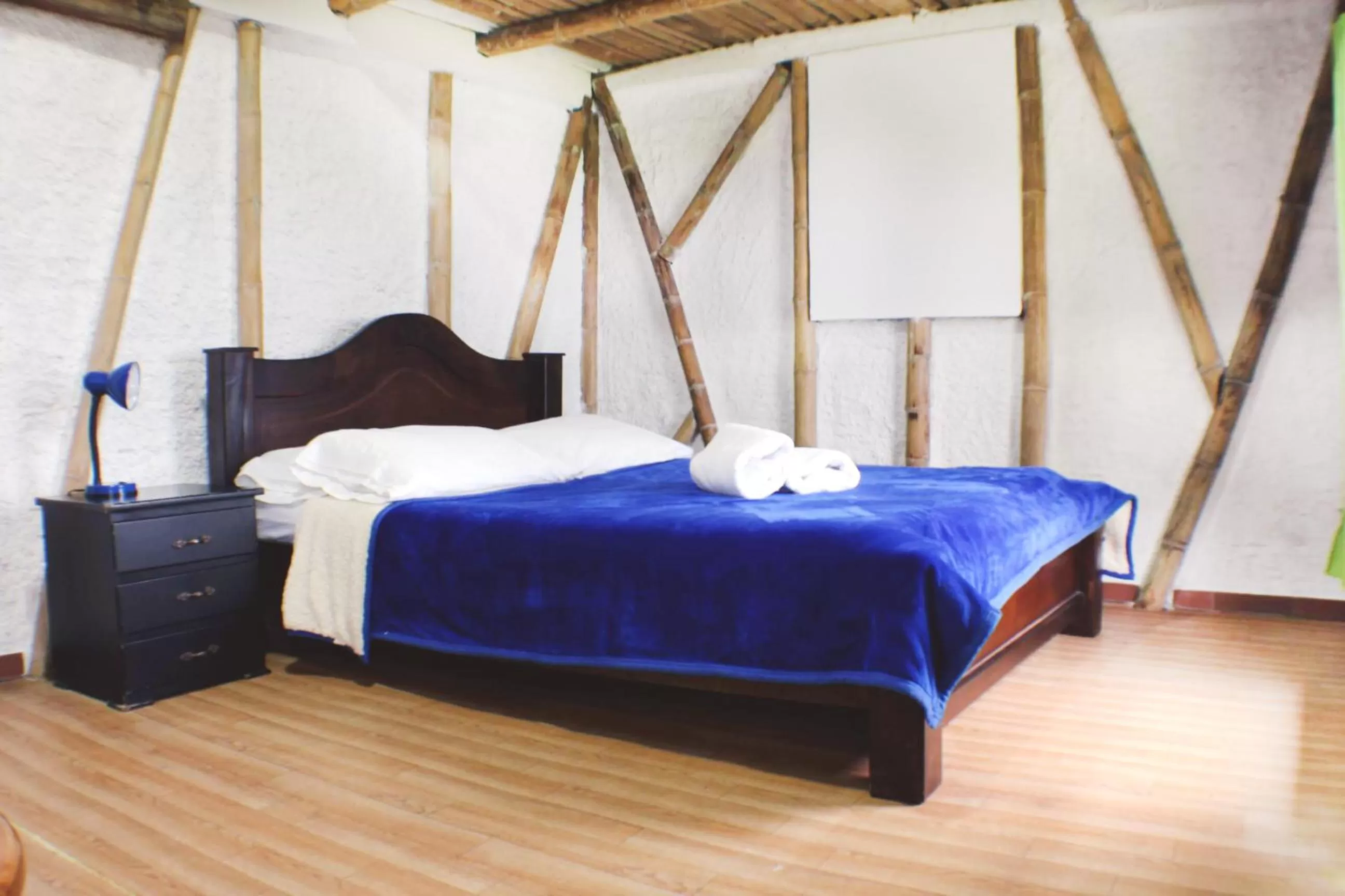 Bed in Eco Lodge La Juanita