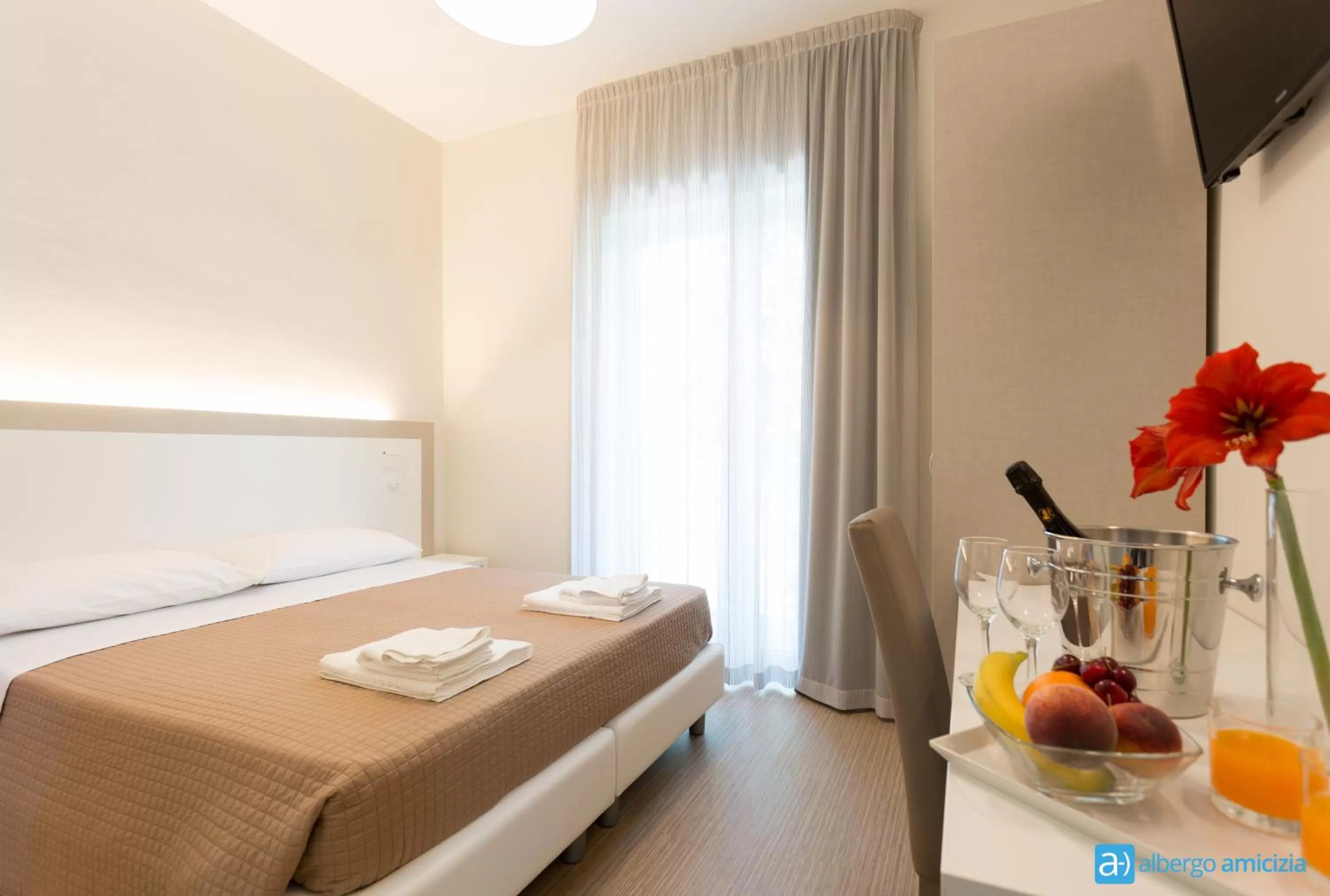 Photo of the whole room, Bed in Hotel Amicizia