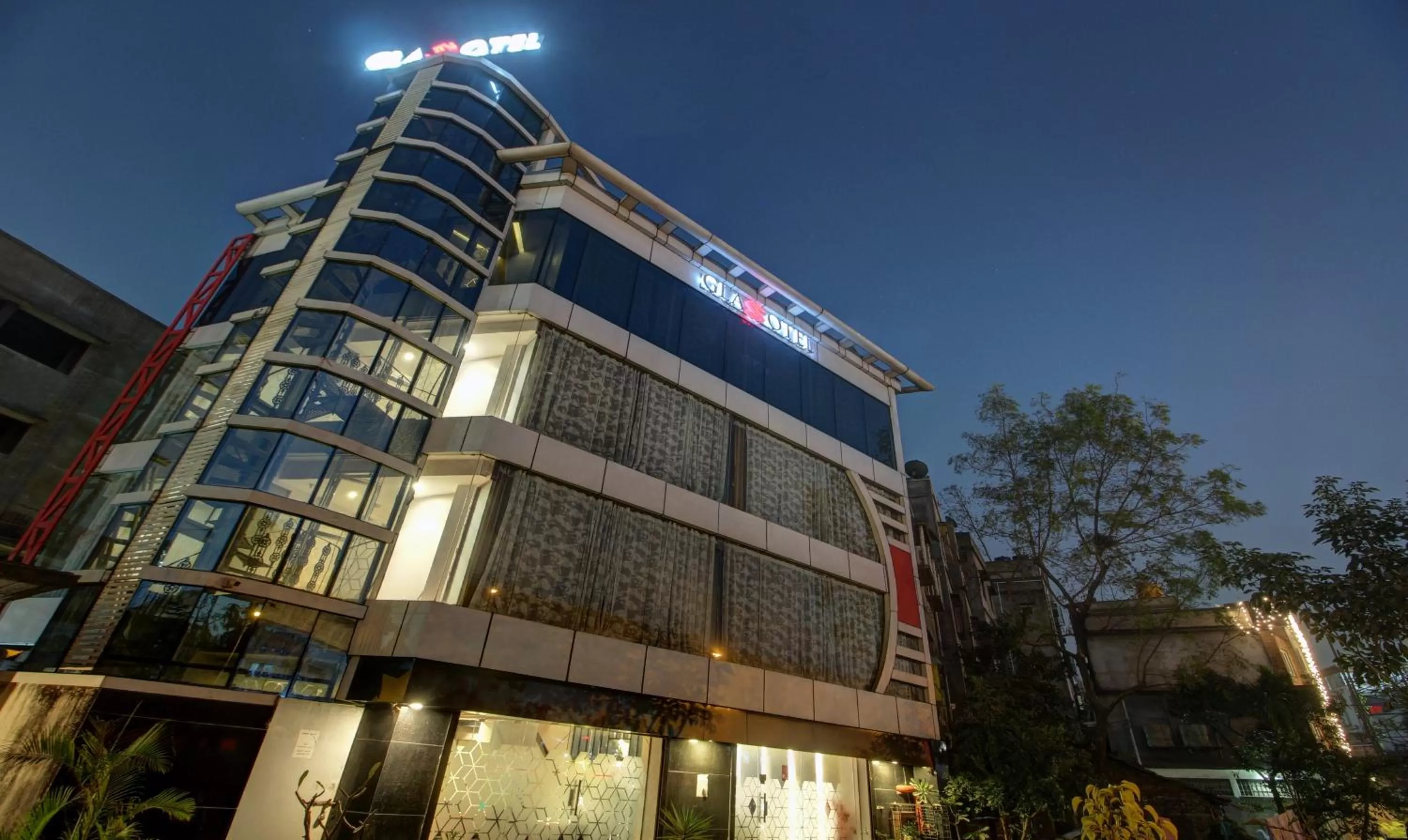 Property Building in Treebo Trend Glassotel Ruby