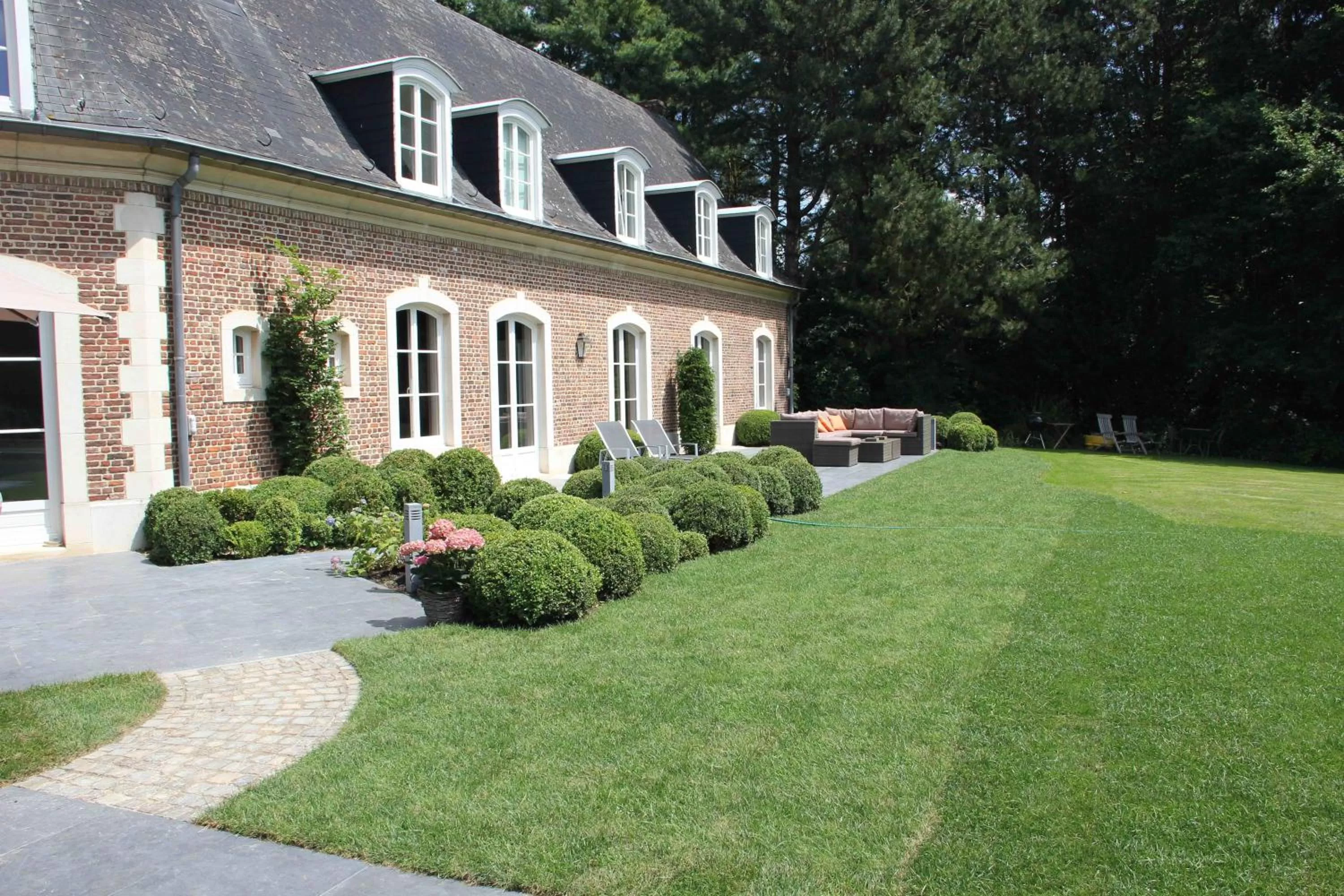 Garden in B&B L'Orangerie