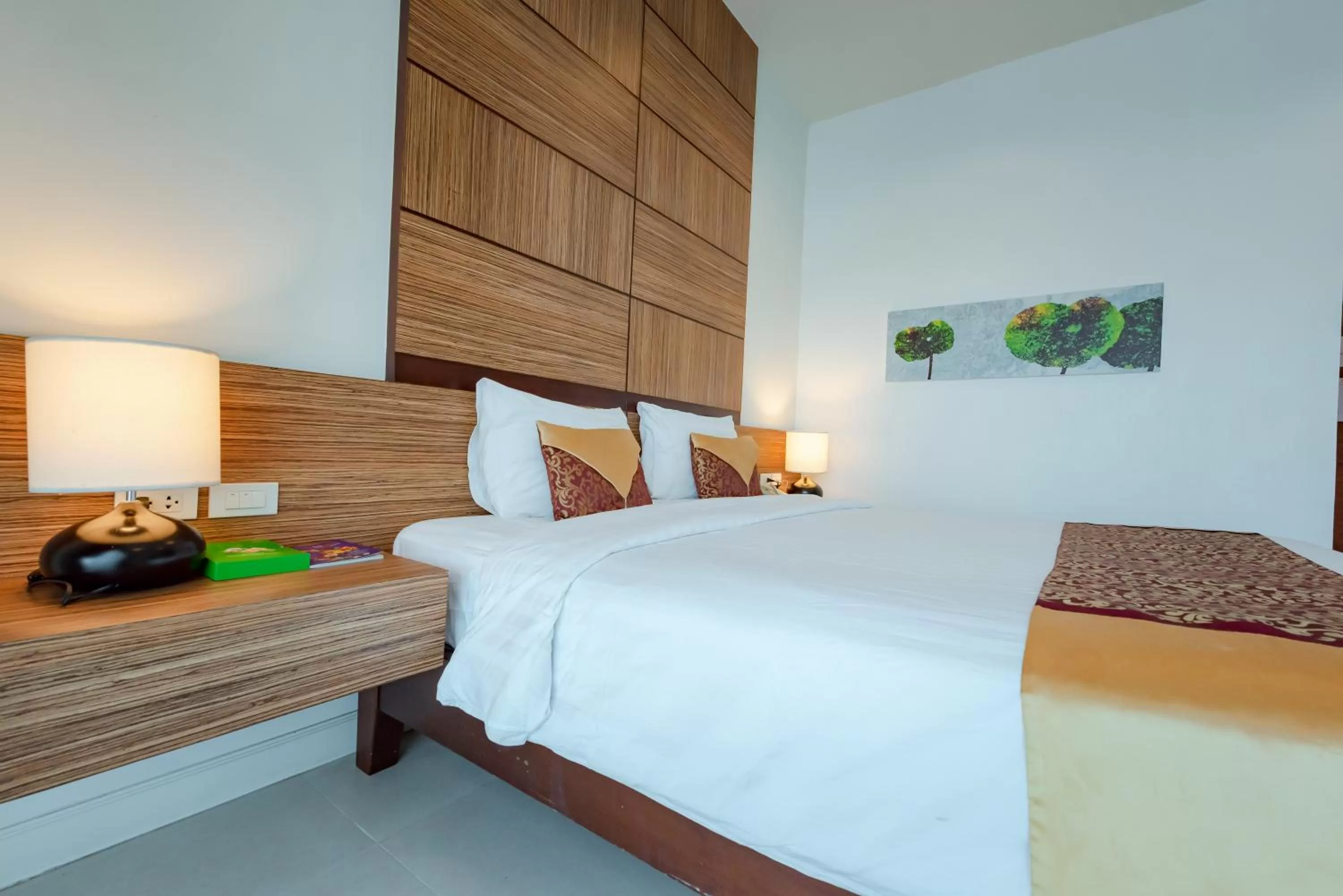 Bed in The Pannarai Hotel