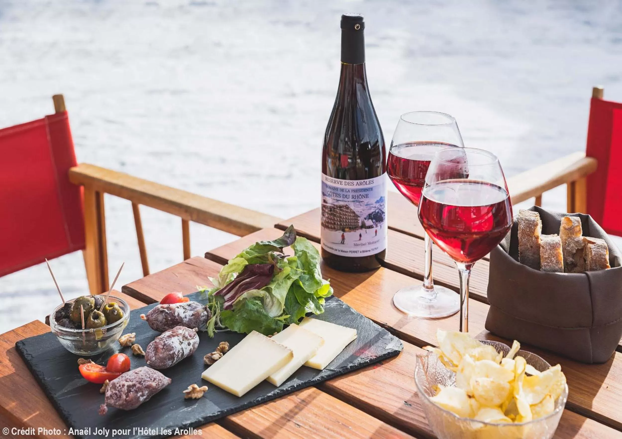 Restaurant/places to eat in Hotel Les Arolles