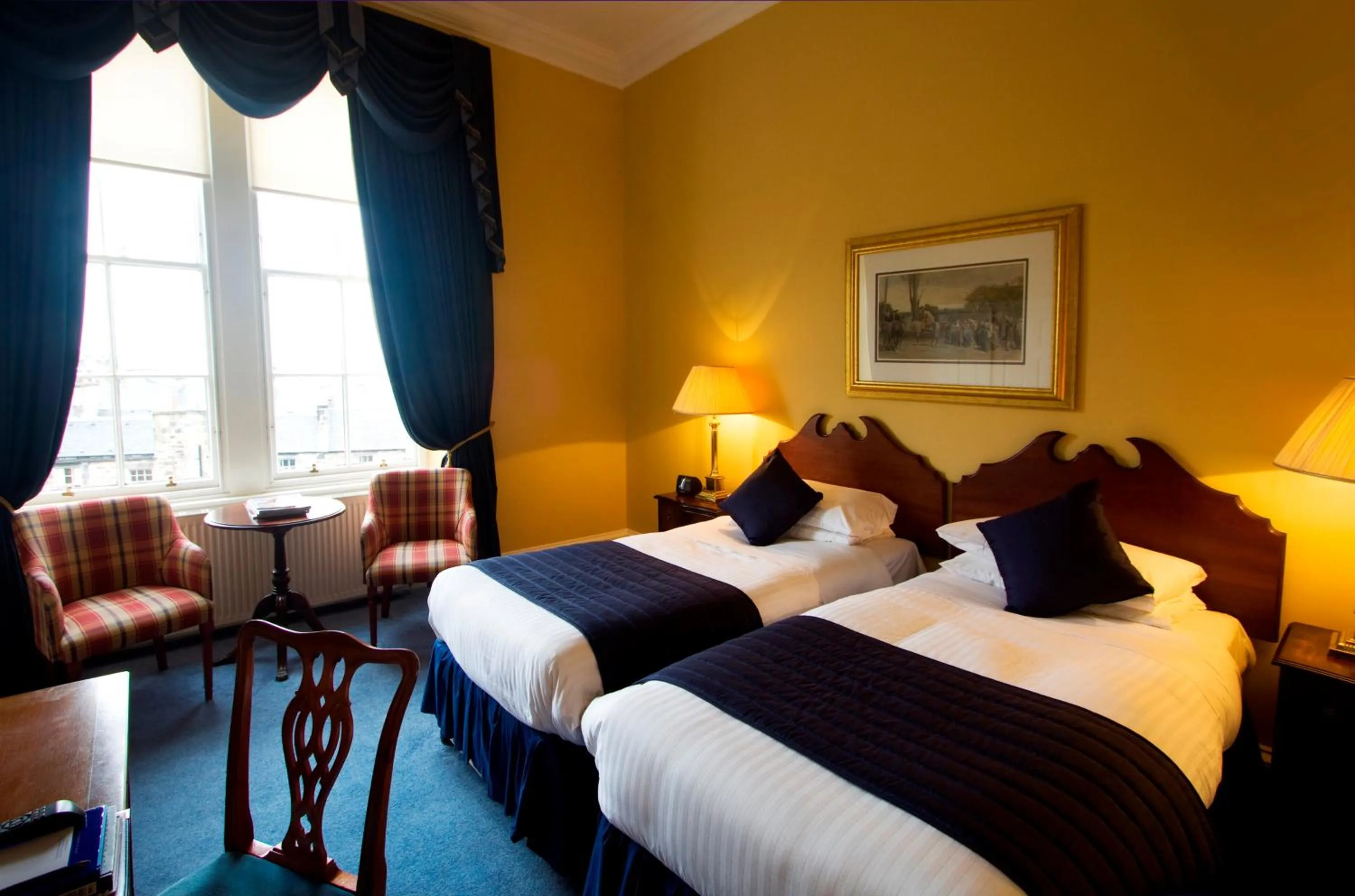 Bedroom, Bed in Royal Scots Club