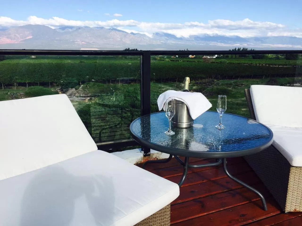 Balcony/Terrace in Hotel Andino - Adults Only